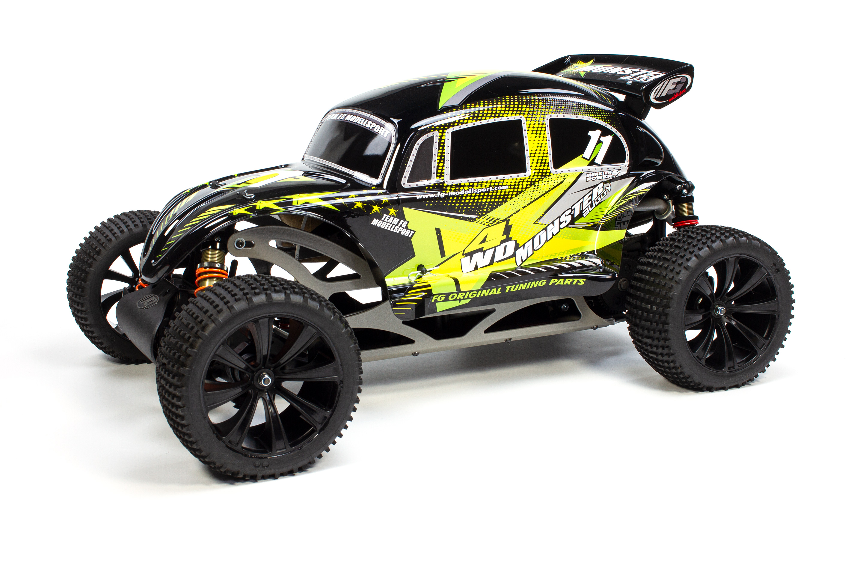 FG Monster Buggy Off-Road WB535 4WD with painted Body Shell