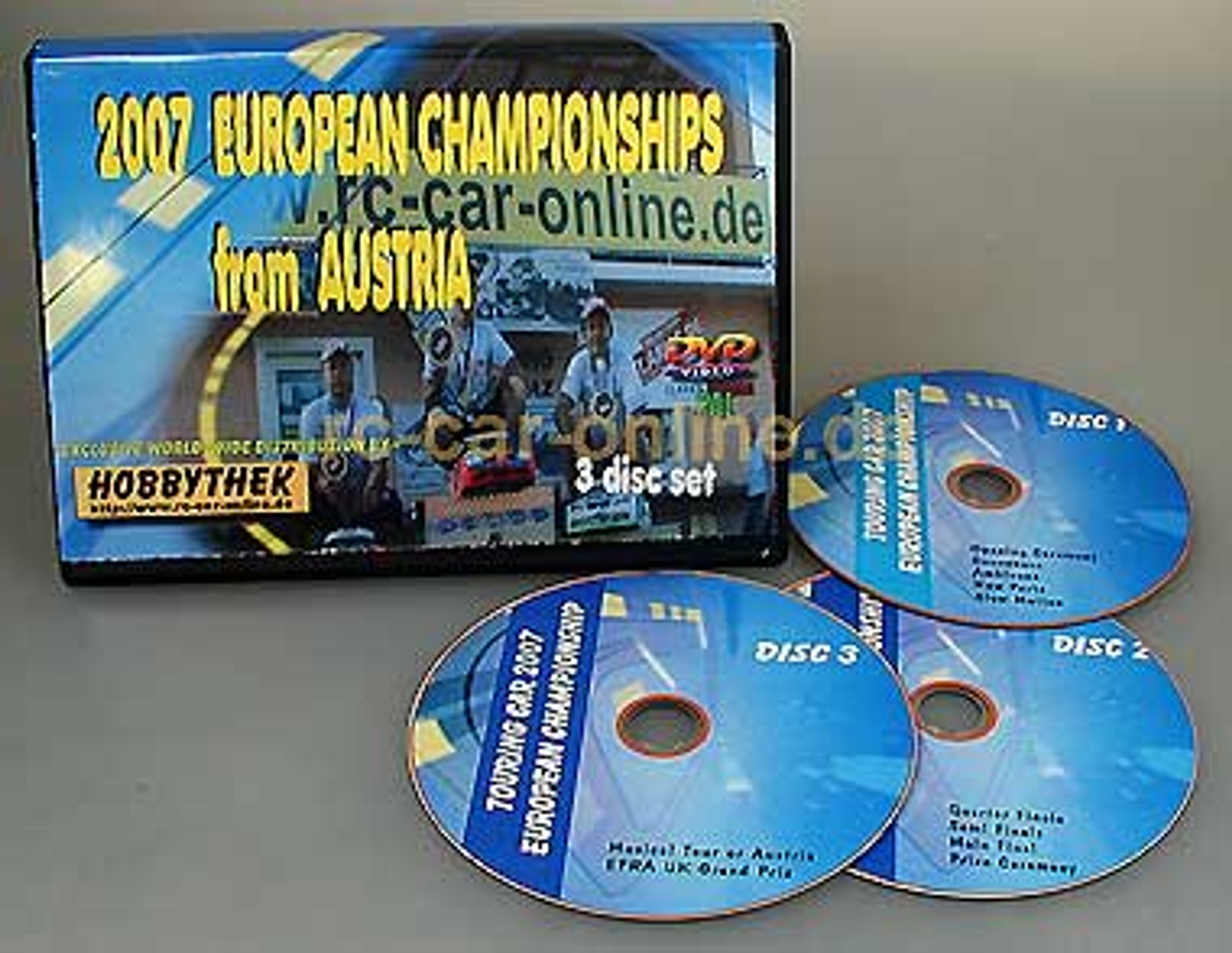 Europameisterschaft Tourenwagen 2007, 3 DVDs, y0870