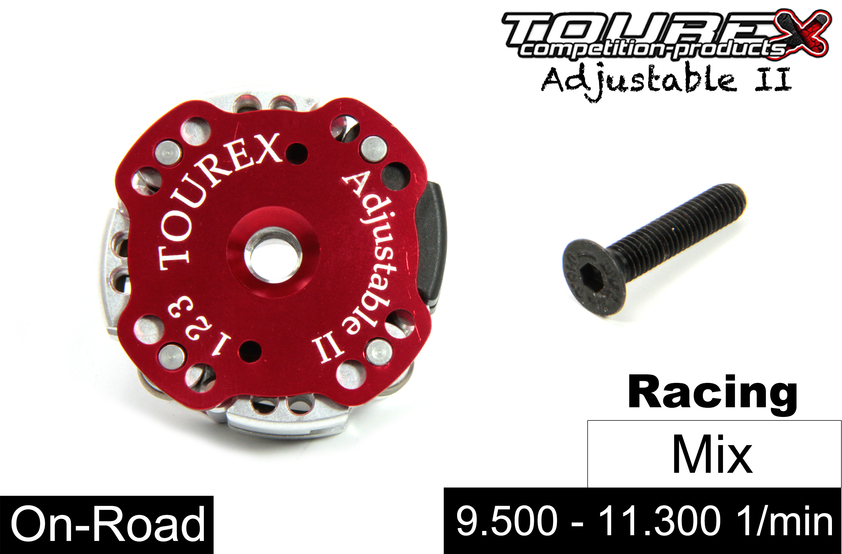 TXLS510-MIX Tourex Big-Speed Adjustable 2 for FG/HPI/Losi/Smartech and many more