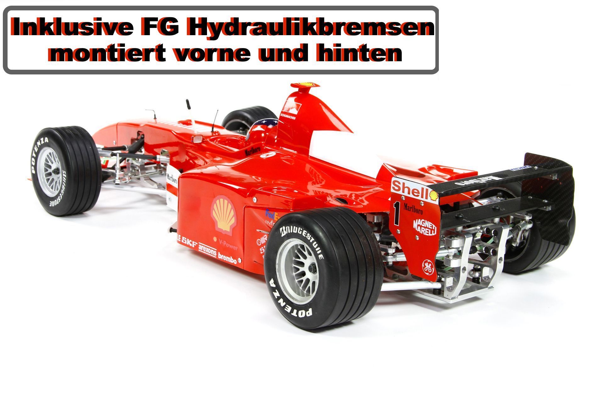 10010 FG Formel 1 Competition 2026 mit FG Hydraulikbremsen vorne und hinten.