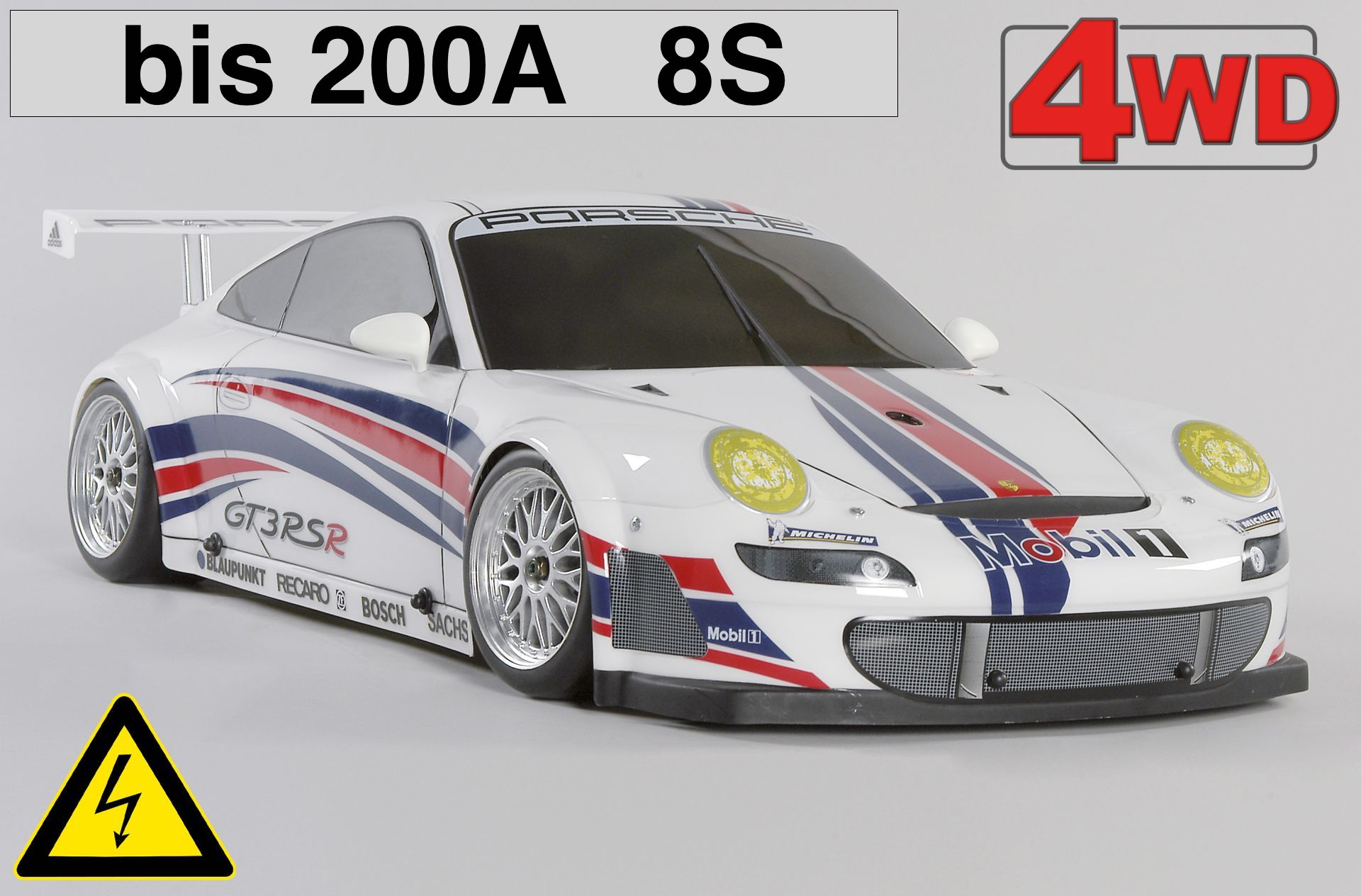 FG Sportsline 4WD-510 Elektro Porsche GT3 RSR bis 200A FG Sportsline 4WD-510 Elektro Porsche GT3 RSR bis 200A