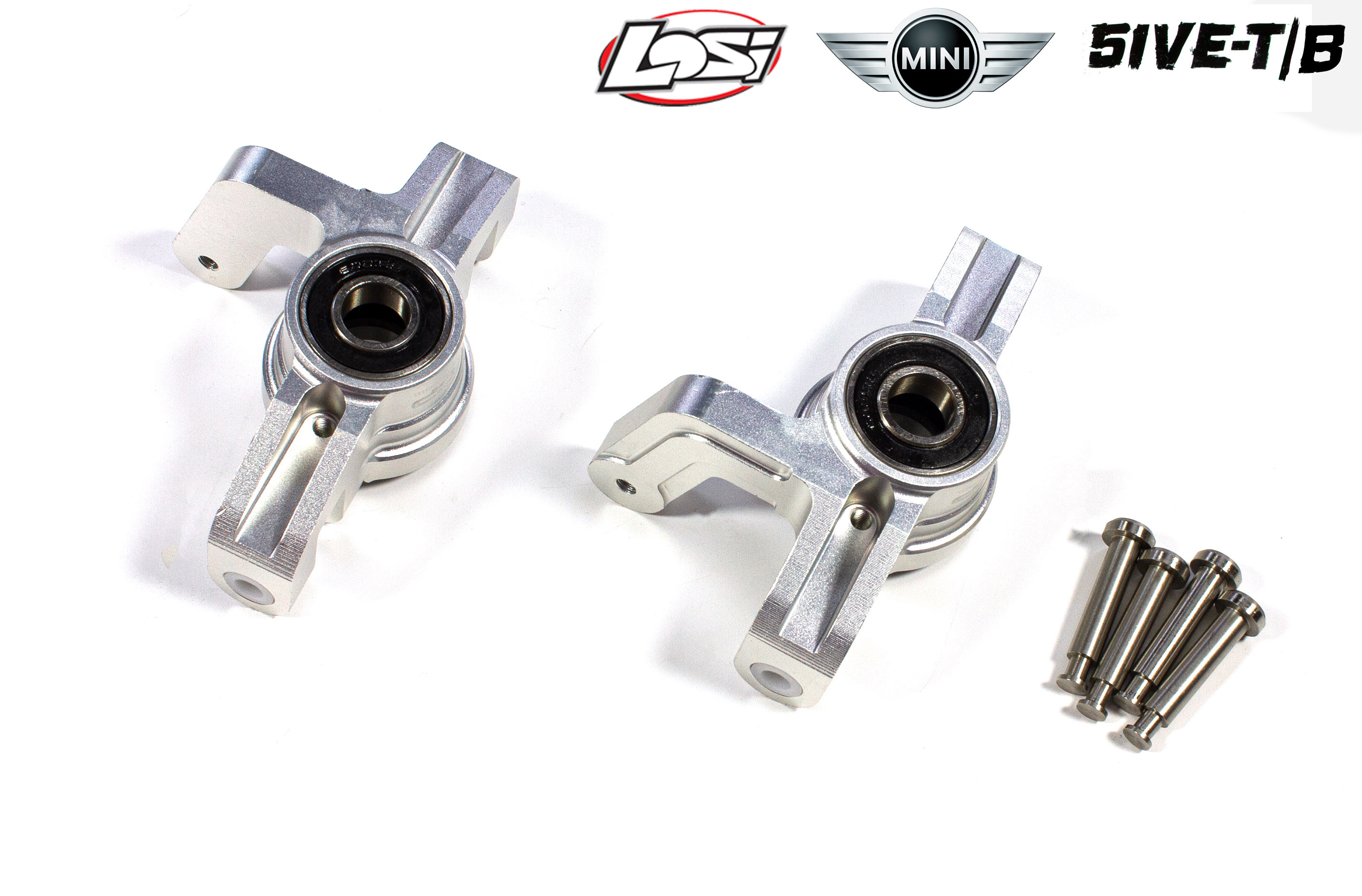AT-5T026 ATOP Aluminum spindles front for Losi 5ive-T/2.0/B and Mini AT-5T026 ATOP Aluminum spindles front for Losi 5ive-T/2.0/B and Mini