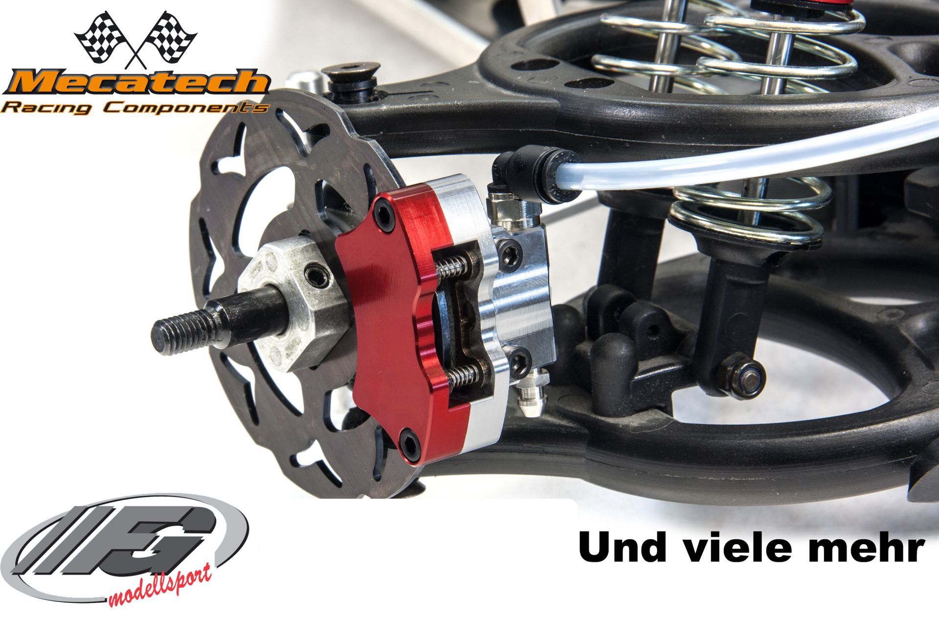 y1129 Mecatech Hydraulikbremse Typ Expert für FG, Carson und viele mehr, inkl. Bremsentlüftungs-Set