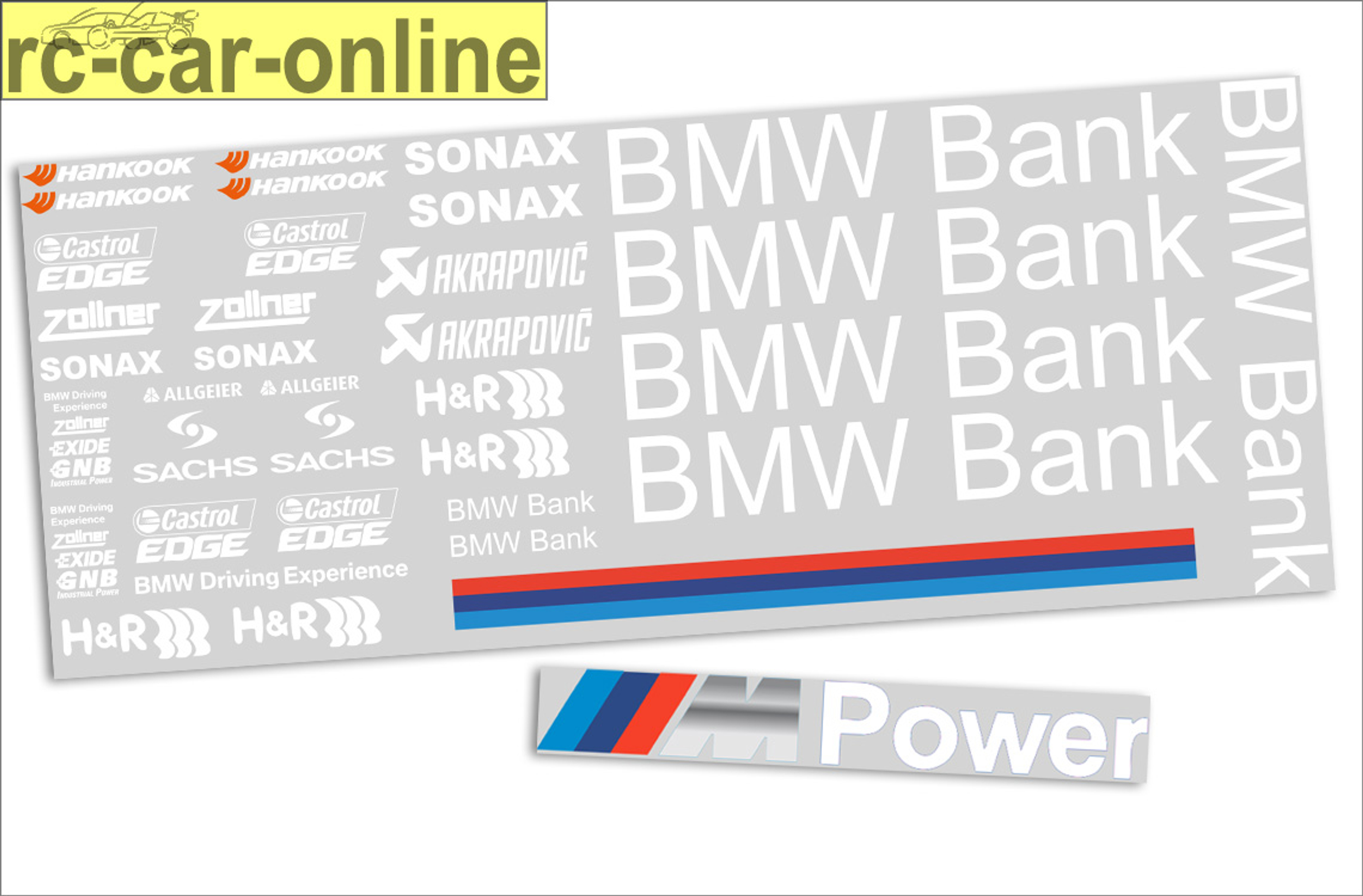 y1329/03 Team Decals BMW-Bank for BMW 320si WTCC y1329/03 Team Decals BMW-Bank for BMW 320si WTCC
