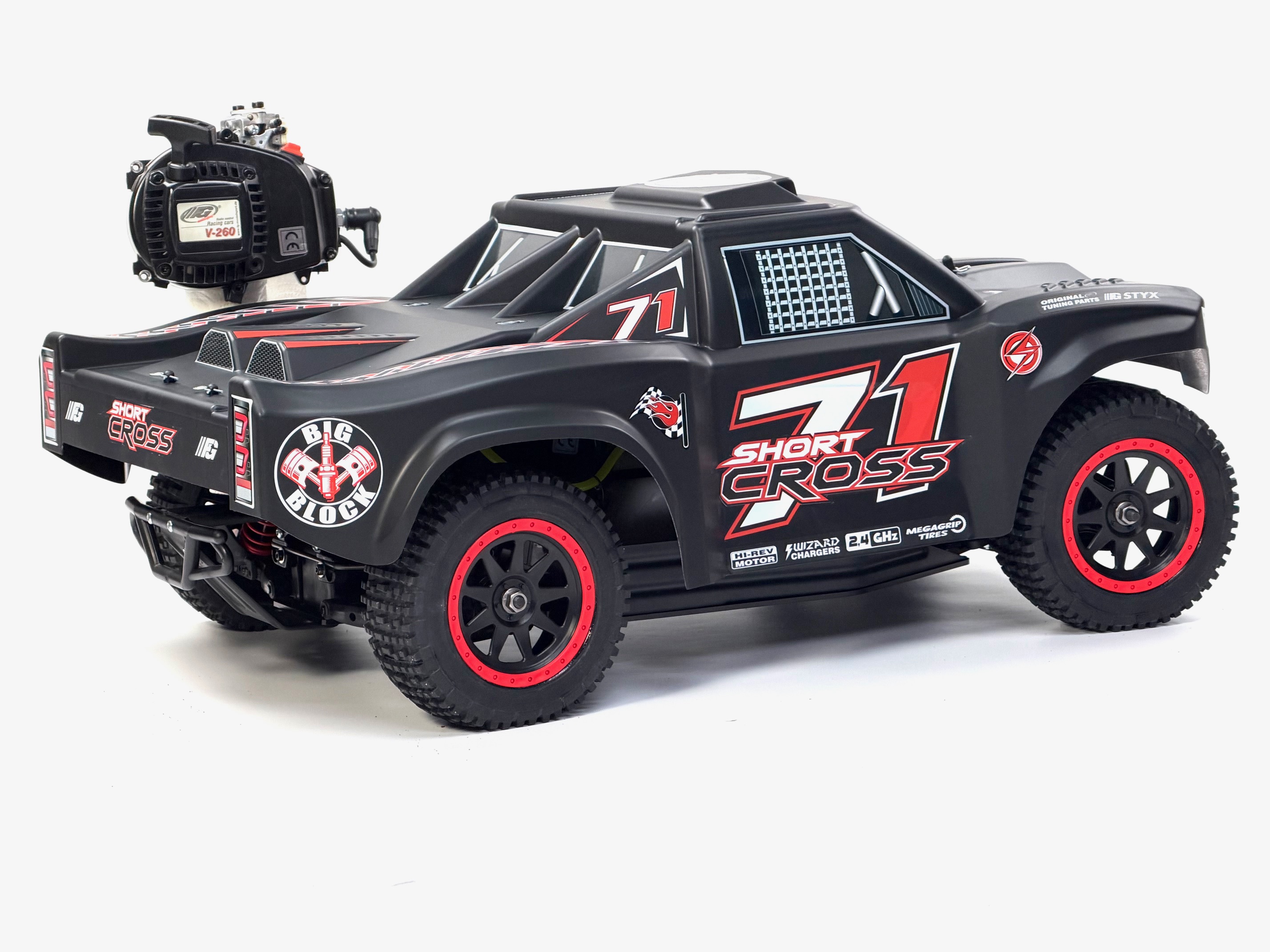 68100 FG Short Cross mit 26ccm Motor, 2WD, lackierte Karosse "Neuheit"