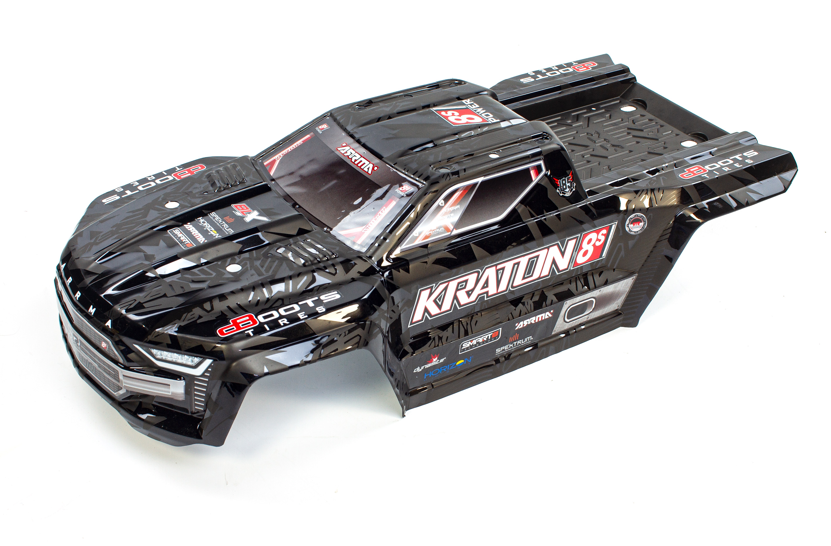 ARA409008 ARRMA KRATON 8S Karosserie, schwarz ARA409008 ARRMA KRATON 8S Karosserie, schwarz