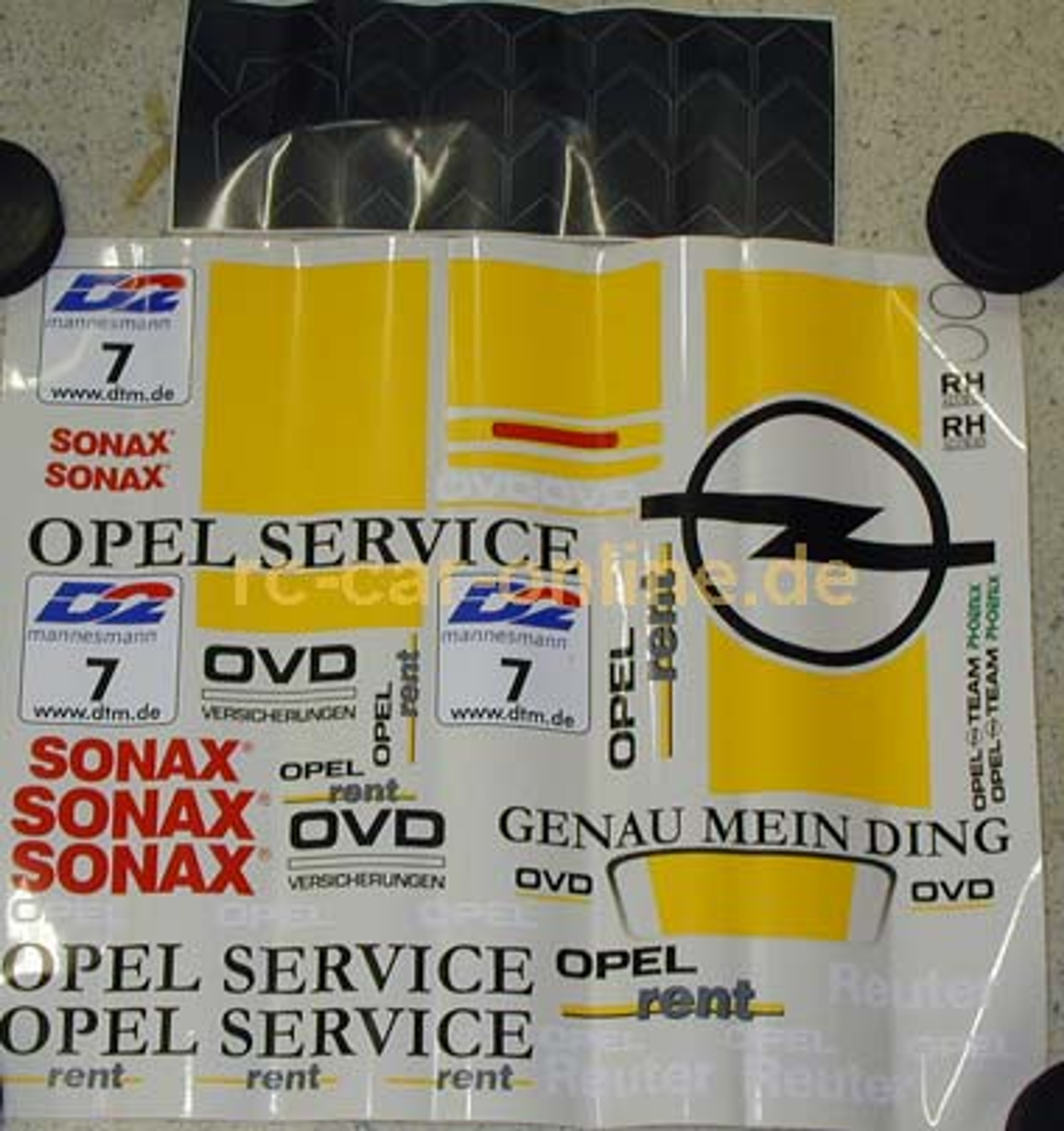 7263 FG Team decals for Opel V8 Opel-Service - set