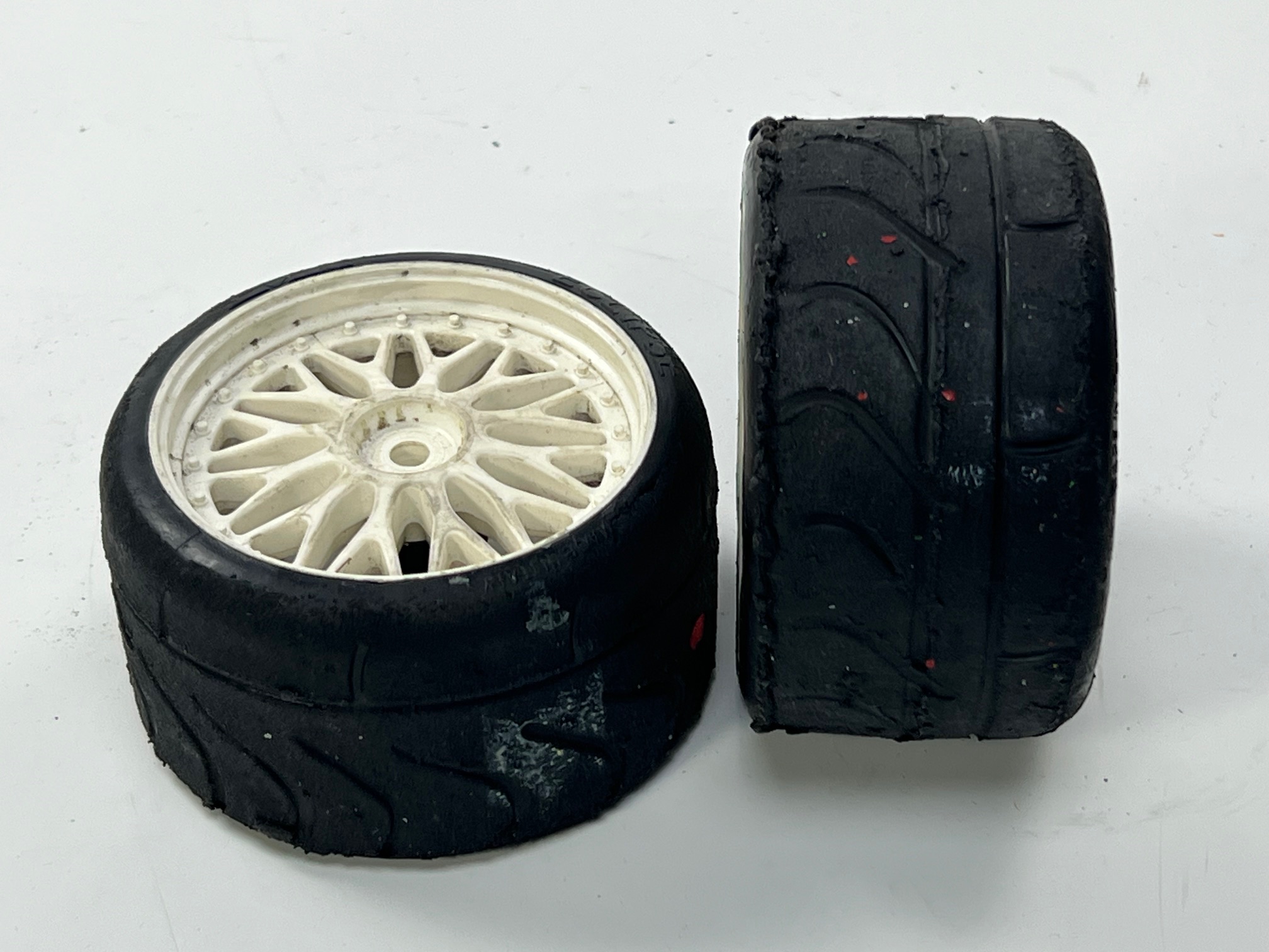 PMT Eclipse 15 auf weißen BBS Felgen 18 mm Vierkant, gebraucht "79"
