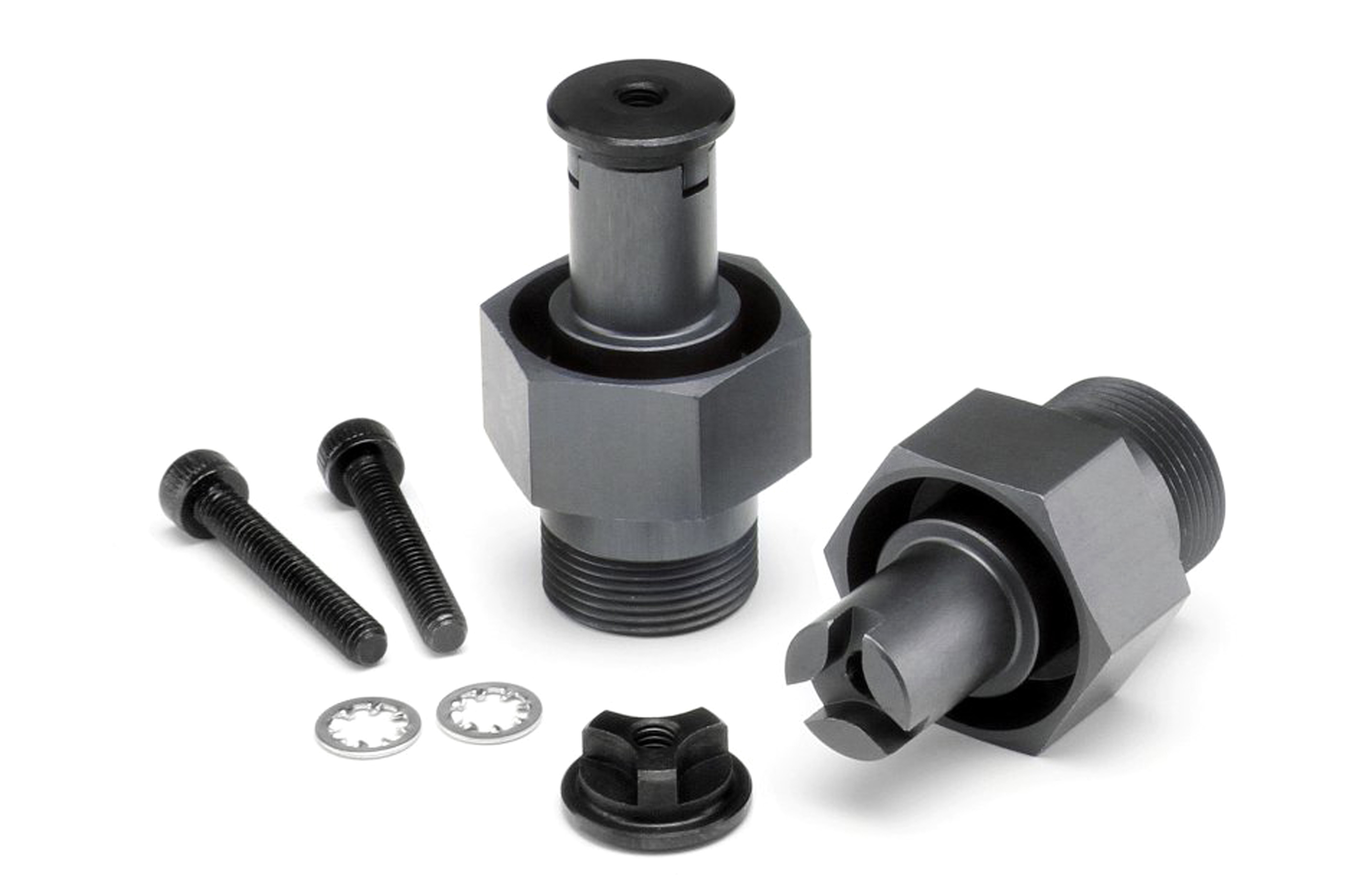 105612 HPI HD Radmitnehmer vorne 24 mm grau/orange Baja 5SC 105612 HPI HD Radmitnehmer vorne 24 mm grau/orange Baja 5SC