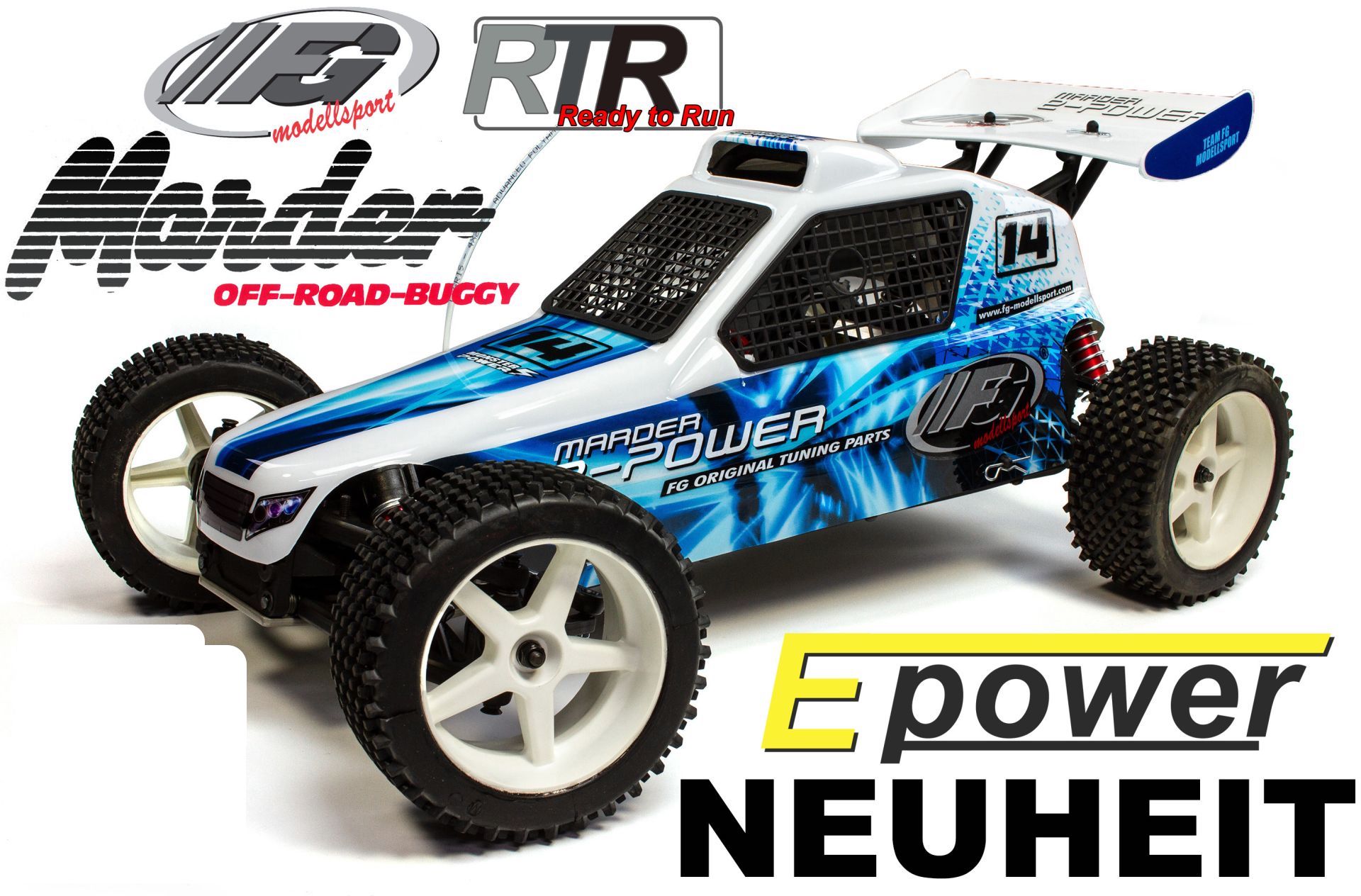 6000E FG Marder E 2WD mit Brushless Motor und Brushless Regler 150A RTR