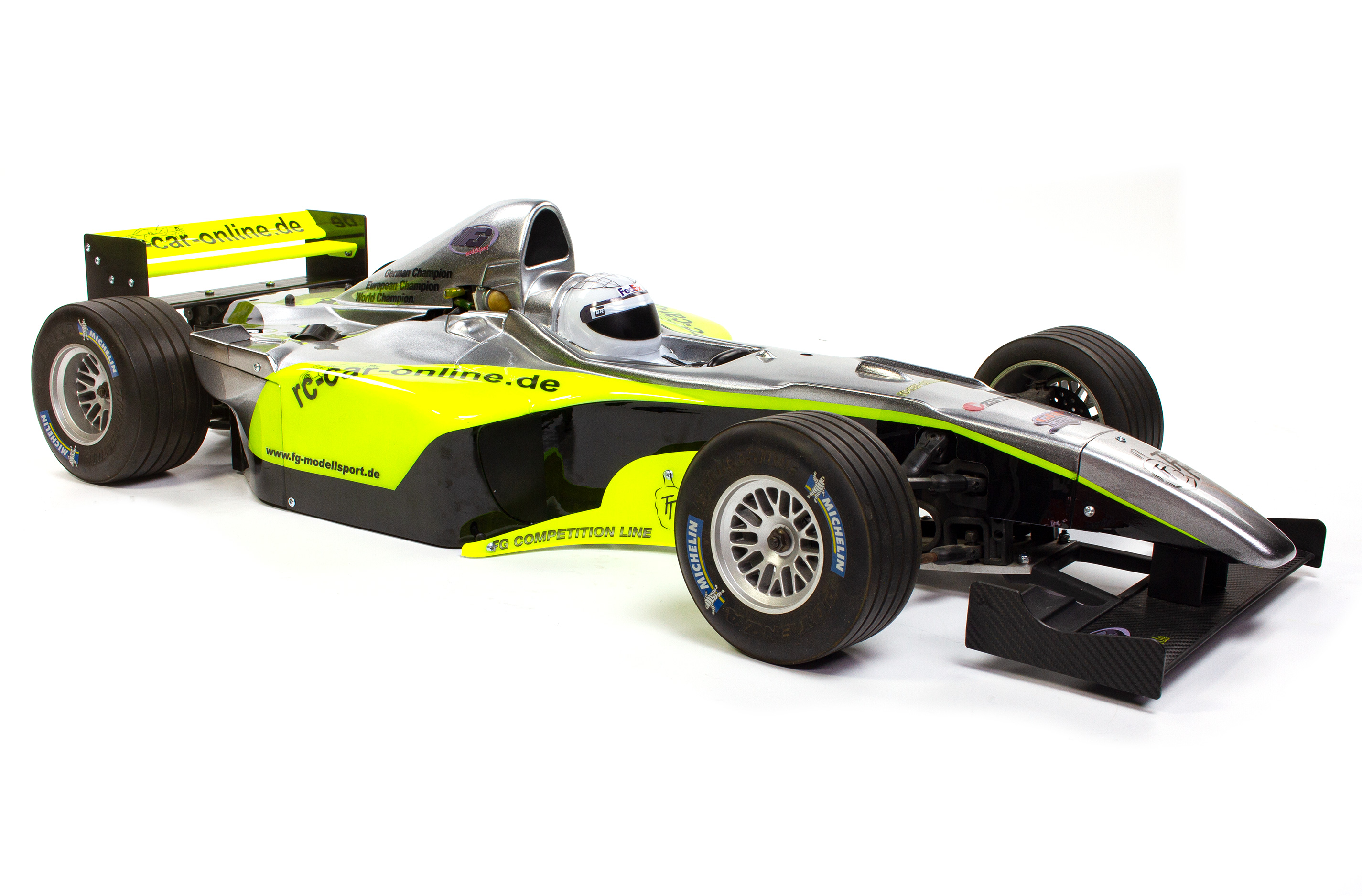 y1568/03 FG Formula 1 F2000 body shell with individual  rc-car-online Design incl. rear wing and glued front spoiler single copy y1568/03 FG Formula 1 F2000 body shell with individual  rc-car-online Design incl. rear wing and glued front spoiler single copy