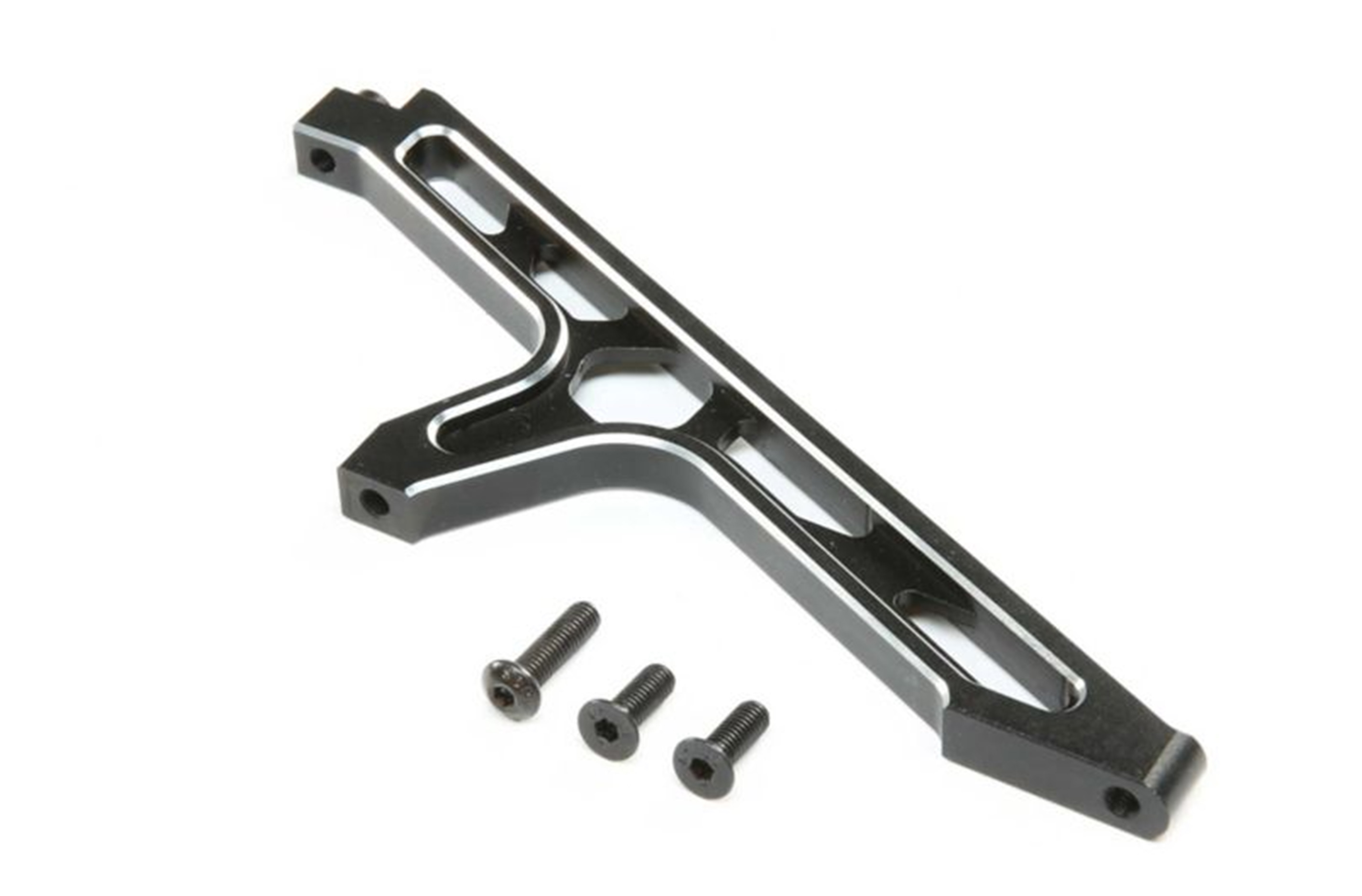 LOS351016 Losi Chassis Brace, Front, Aluminum, Black, DBXL-E 2.0 LOS351016 Losi Chassis Brace, Front, Aluminum, Black, DBXL-E 2.0