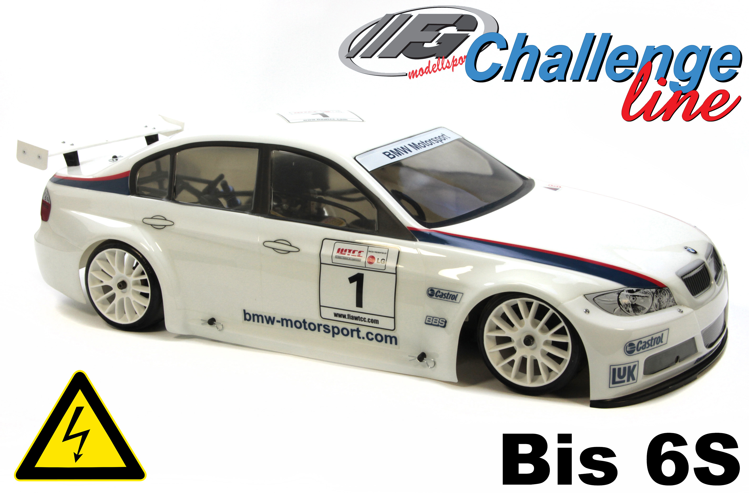Challenge Line 2WD 530E Electric BMW 320 si incl. ESC + Motor Challenge Line 2WD 530E Electric BMW 320 si incl. ESC + Motor