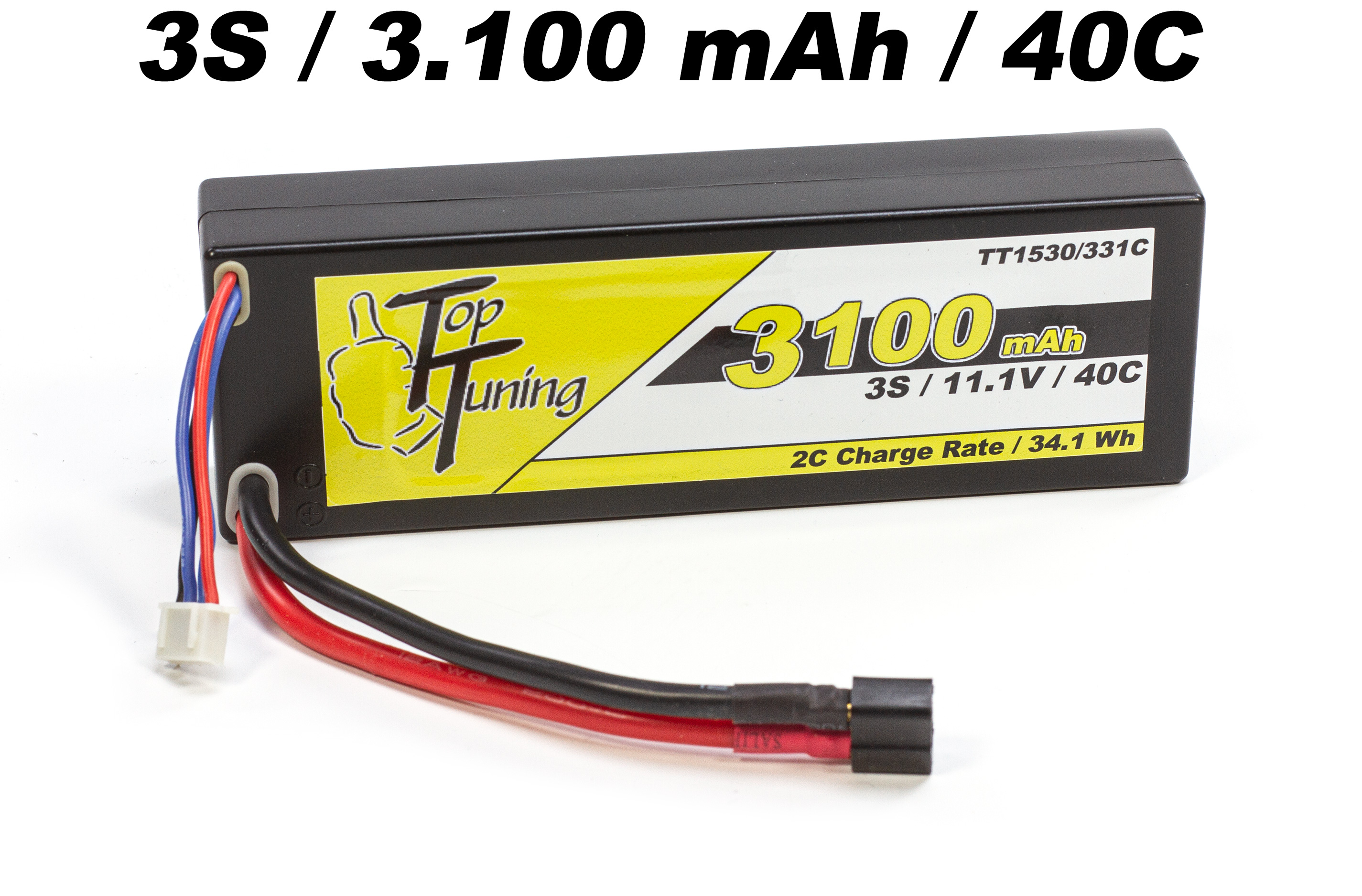 TT1530/331c Top Tuning 3100 mAh LiPo battery 3S, 11,1V 40C
