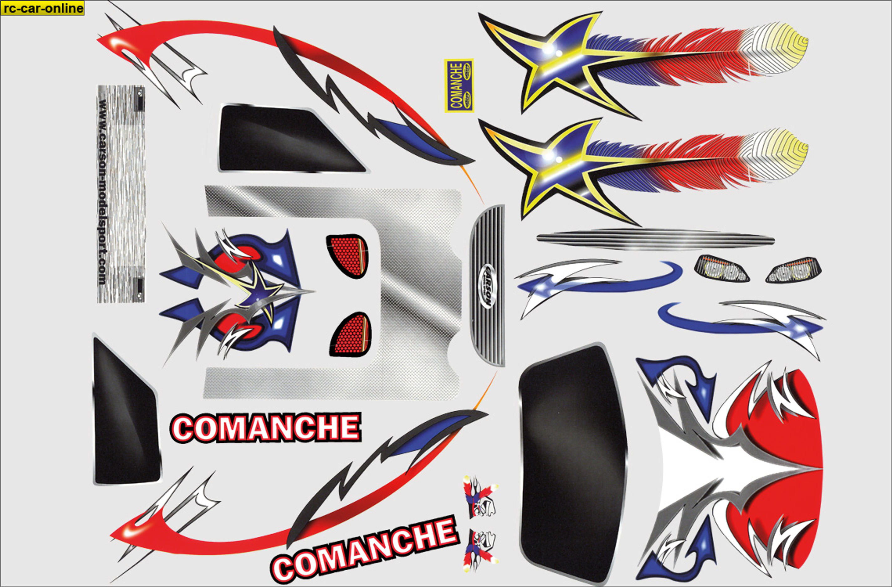 305032 Vehicle decal set for Comanche