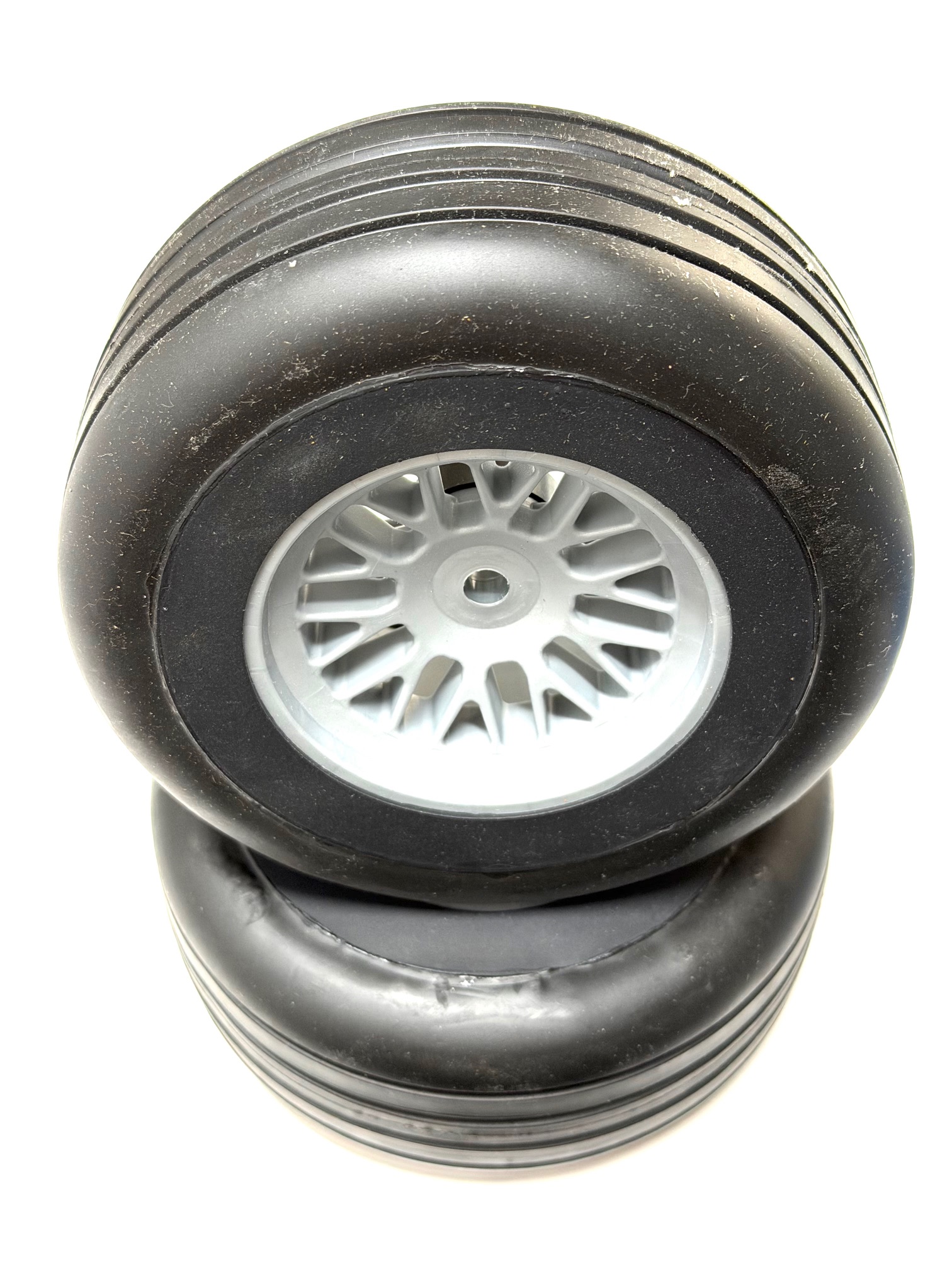 10582/05 FG GRP Formel 1 Front Reifen Typ XXSoft auf silbener Felge verklebt, 1 Paar