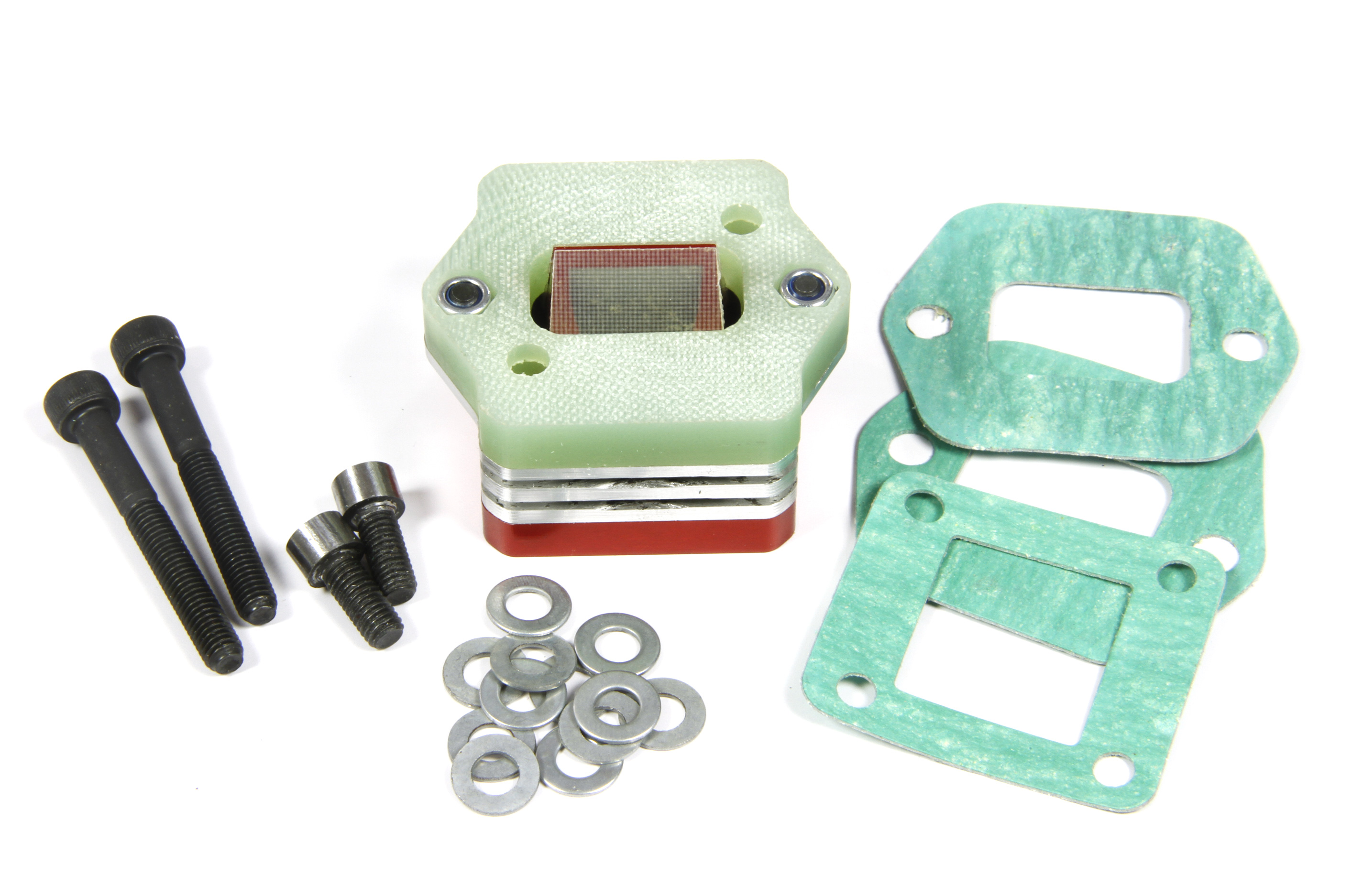 AREA-BJ047 Reed valve block V2 for Zenoah G320 AREA-BJ047 Reed valve block V2 for Zenoah G320
