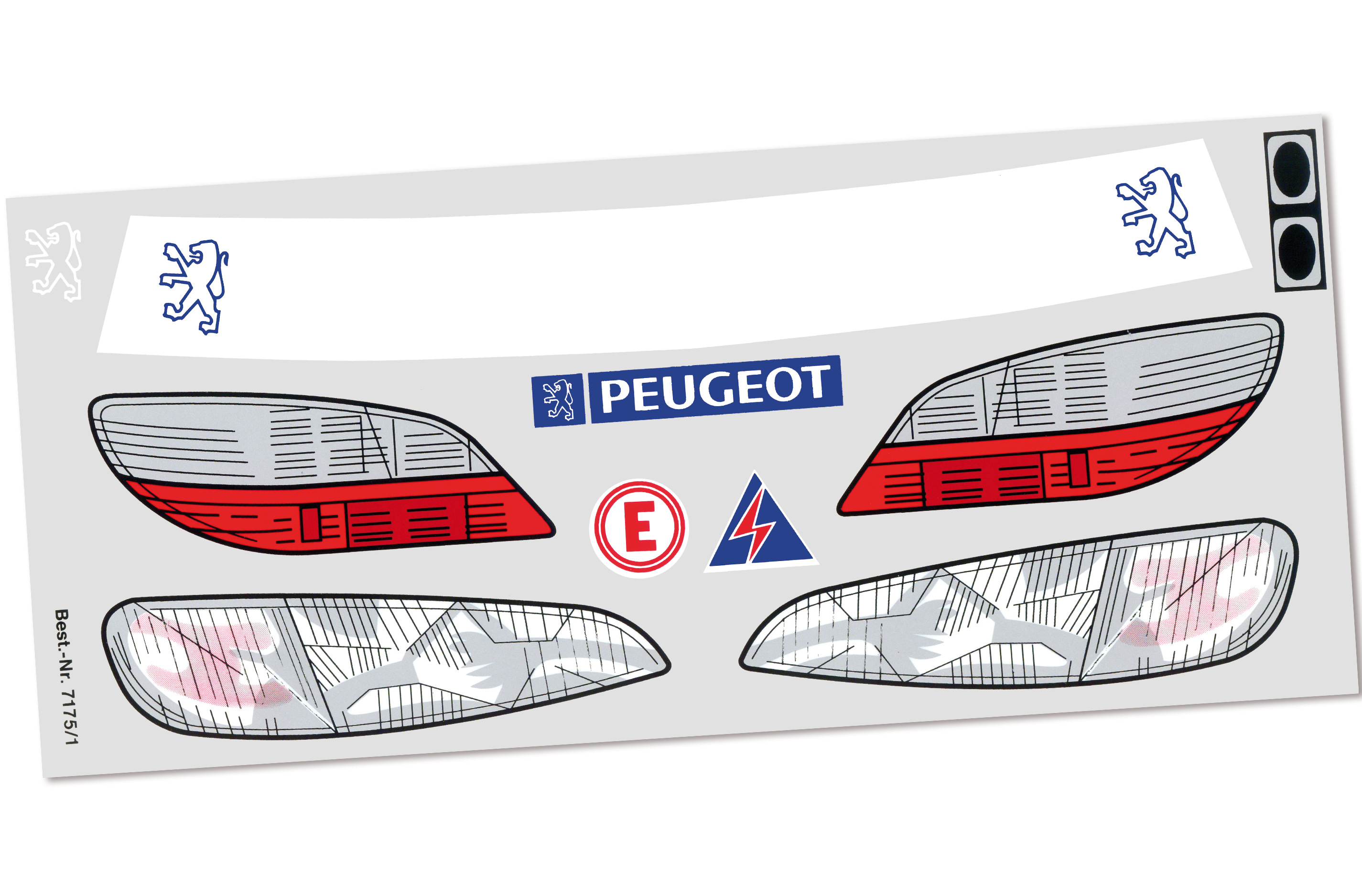 7175/01 FG Fahrzeug-Dekorbogen Peugeot 406