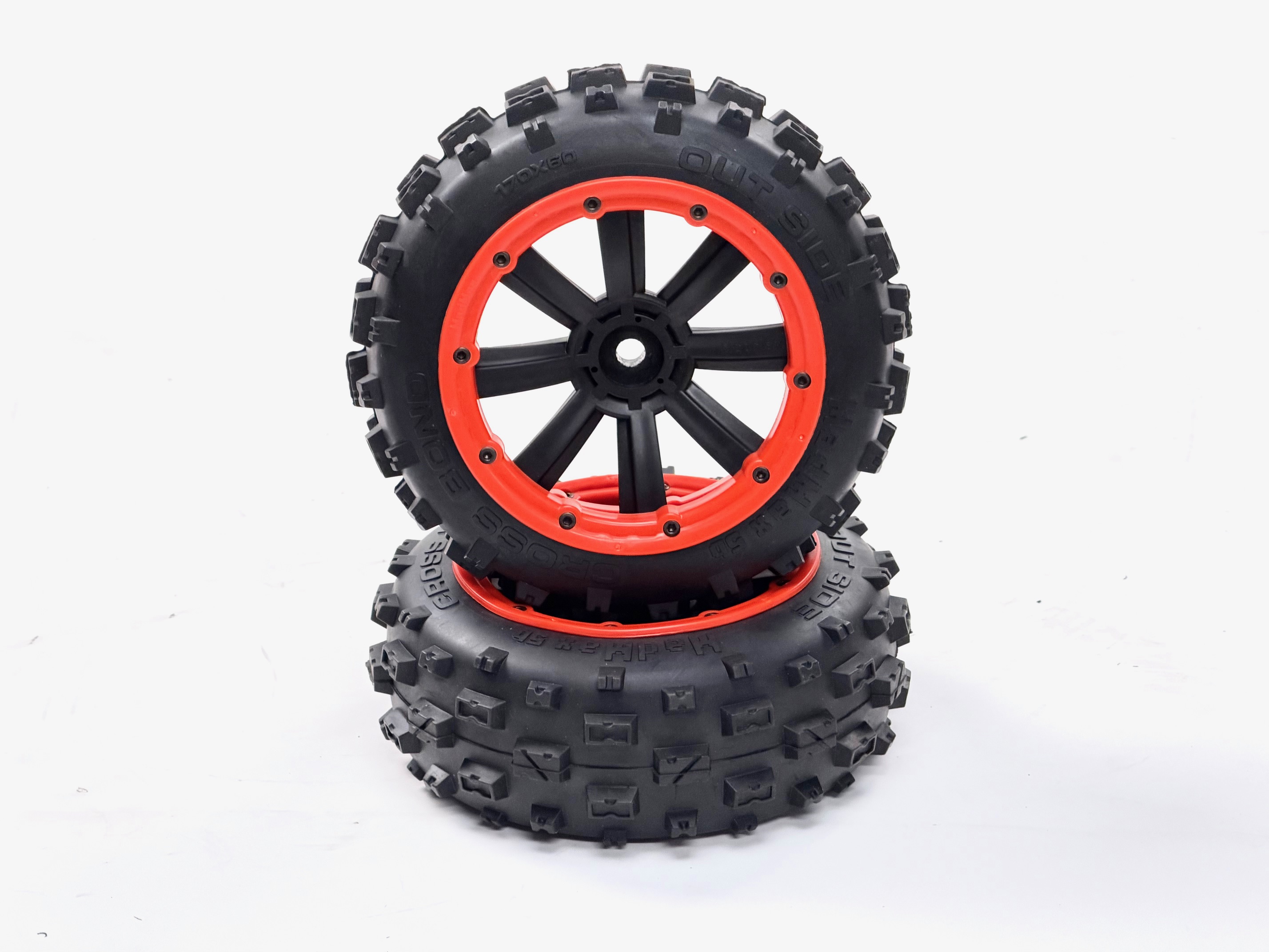 y1412/01 MadMax CROSS BOND Reifen + Felgen 60mm, 18 mm 4-Kant, 1 Paar