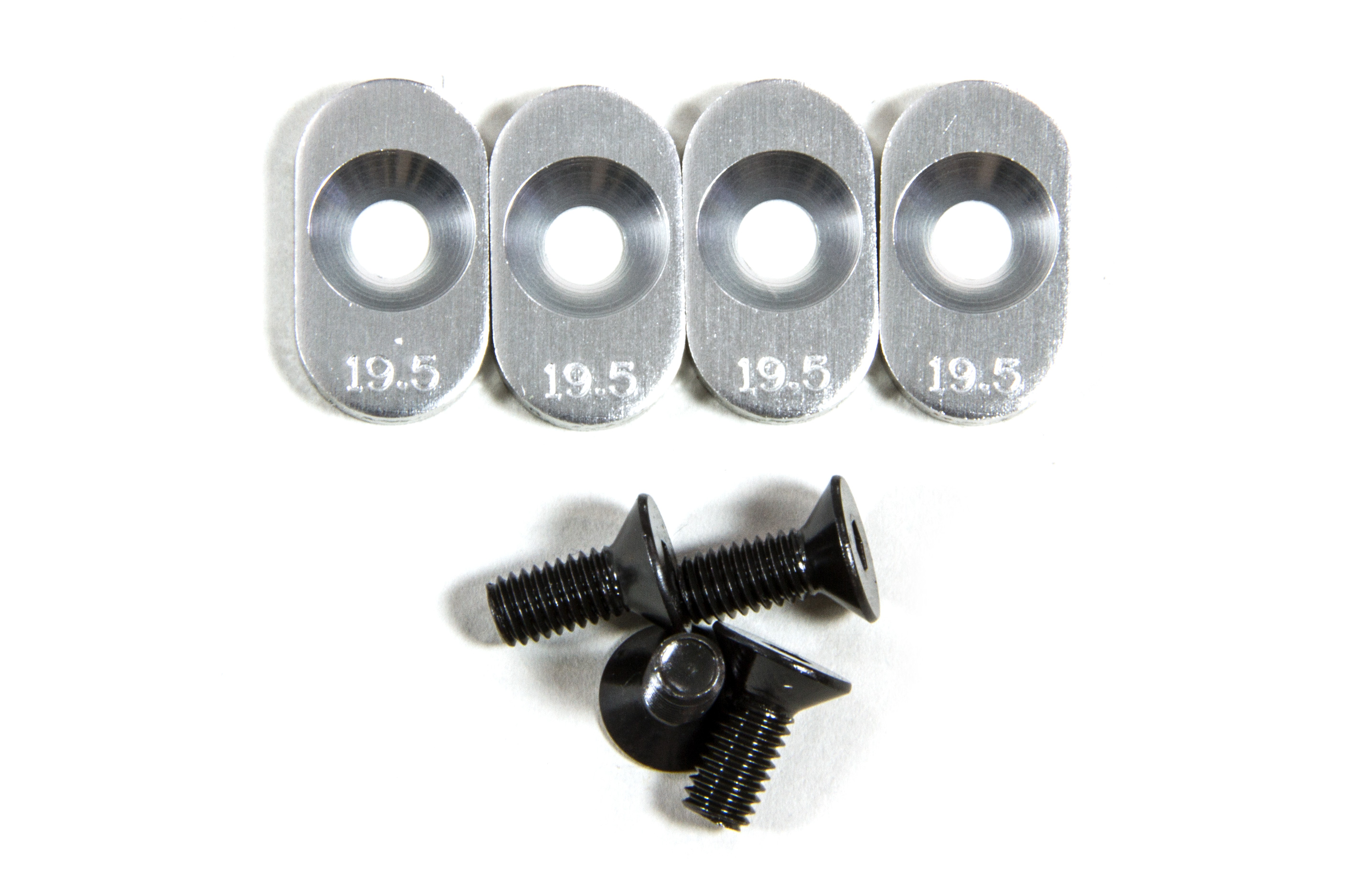 LOSB5804 Losi Engine Mount Inserts & Screws, 19.5/58, 5T, TLR 5ive-B and Mini WRC