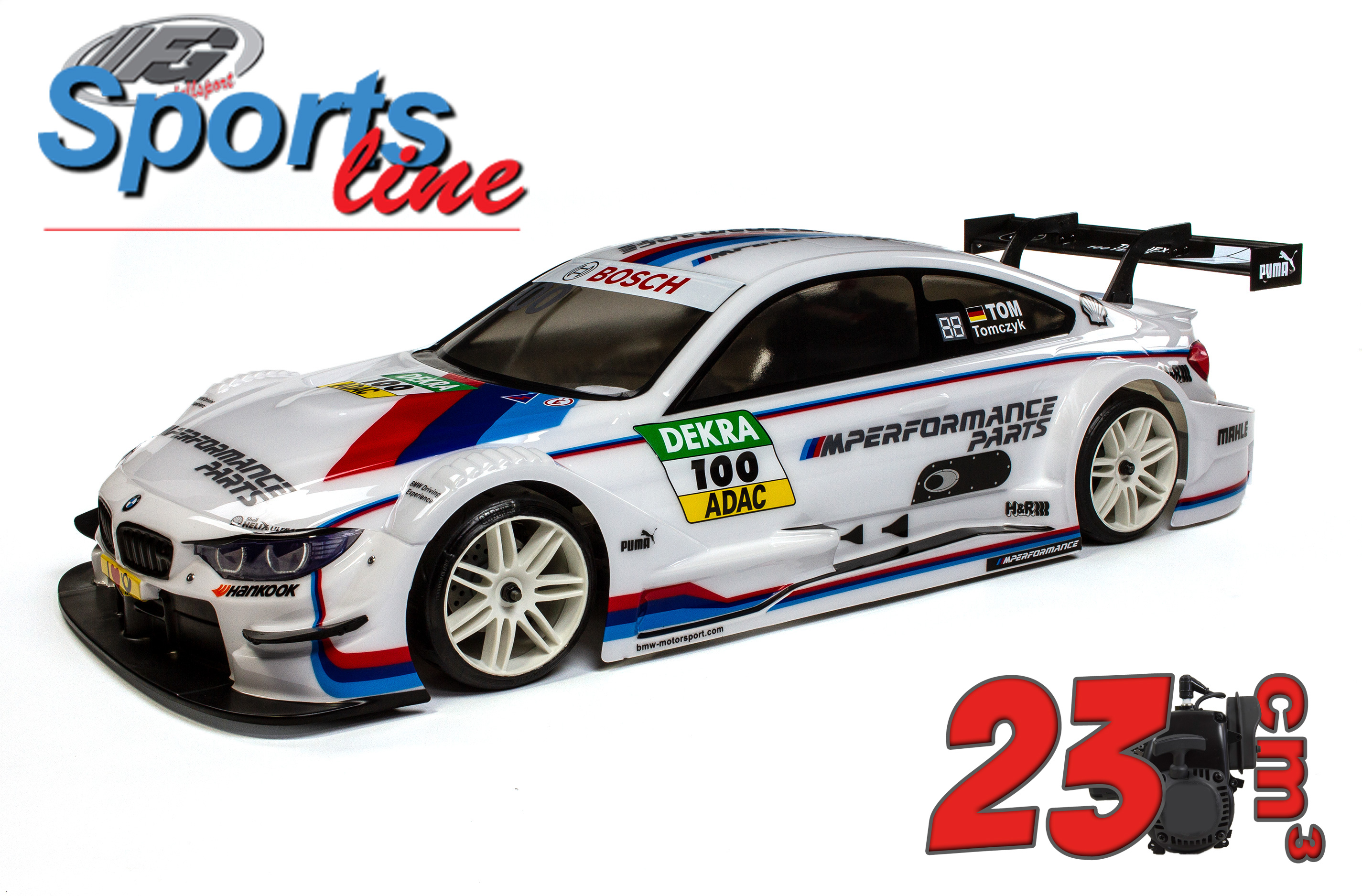 FG Sportsline 2WD-530 with BMW M4 body shell, 23cm³ Engine FG Sportsline 2WD-530 with BMW M4 body shell, 23cm³ Engine