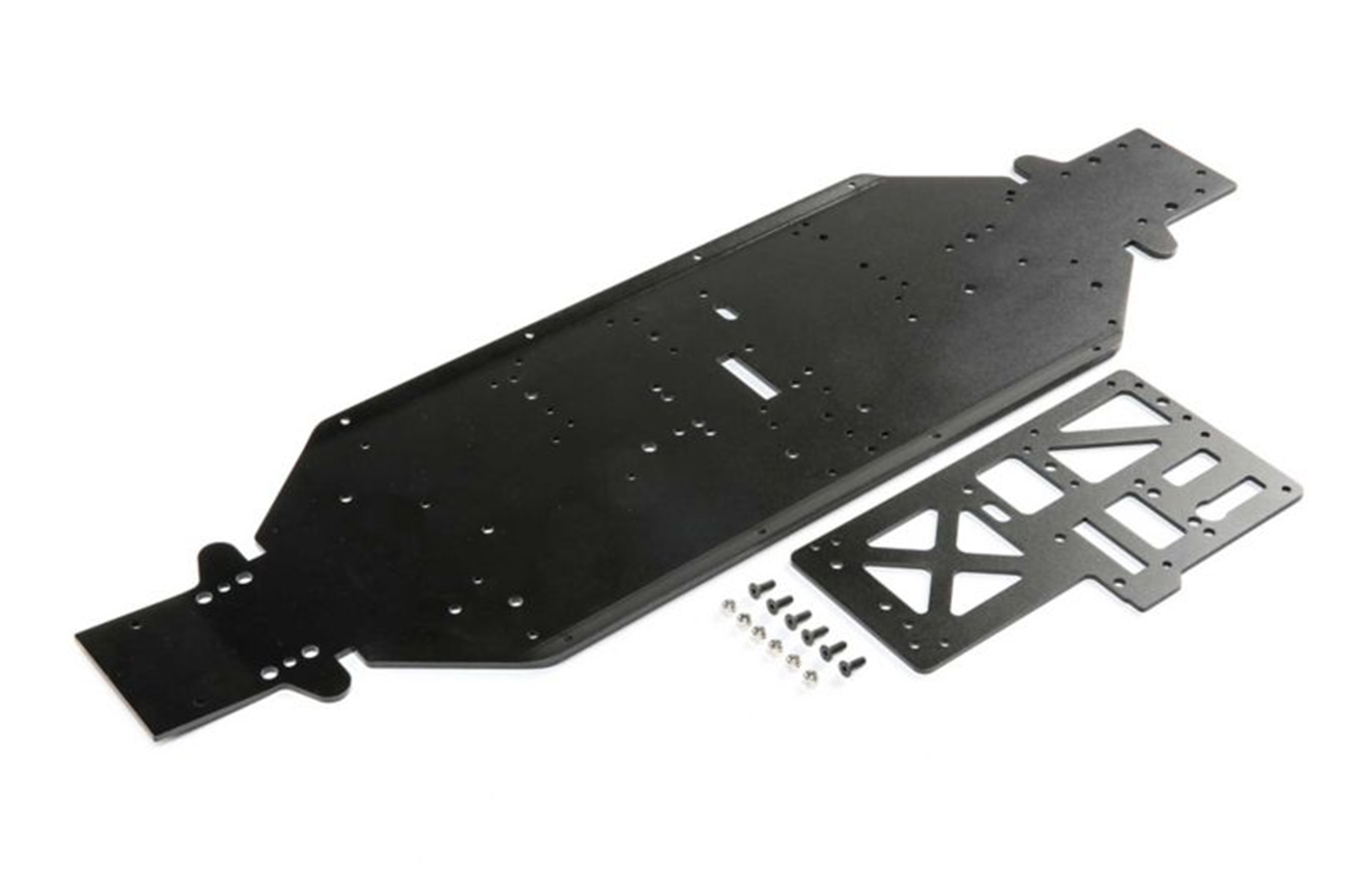 LOS251090 Losi Chassis mit Abstützung, 4 mm schwarz für DBXL-E 2.0 LOS251090 Losi Chassis mit Abstützung, 4 mm schwarz für DBXL-E 2.0
