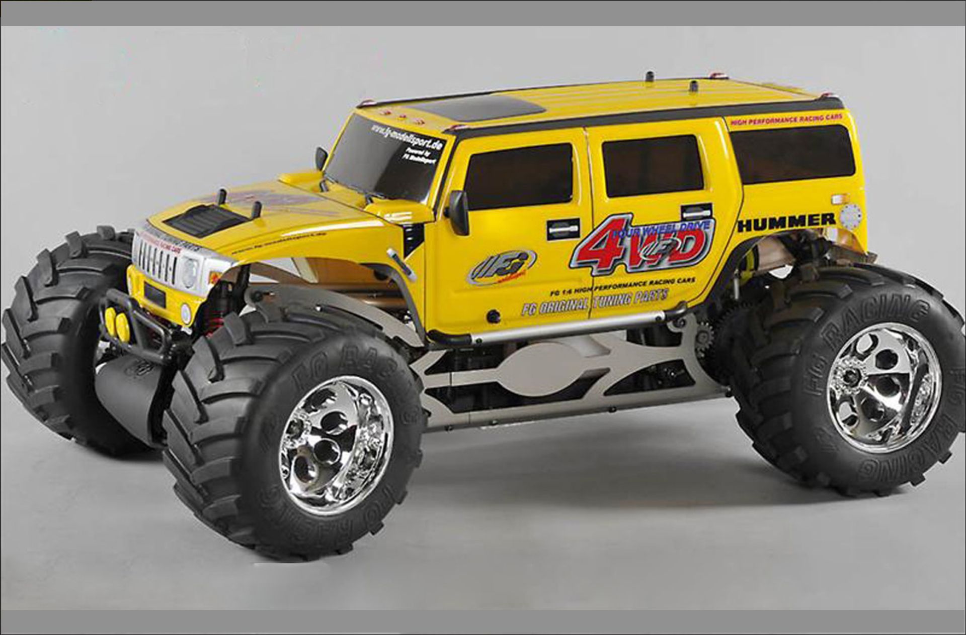 FG Monster Hummer WB535 4WD mit gelber oder schwarzer Karosserie