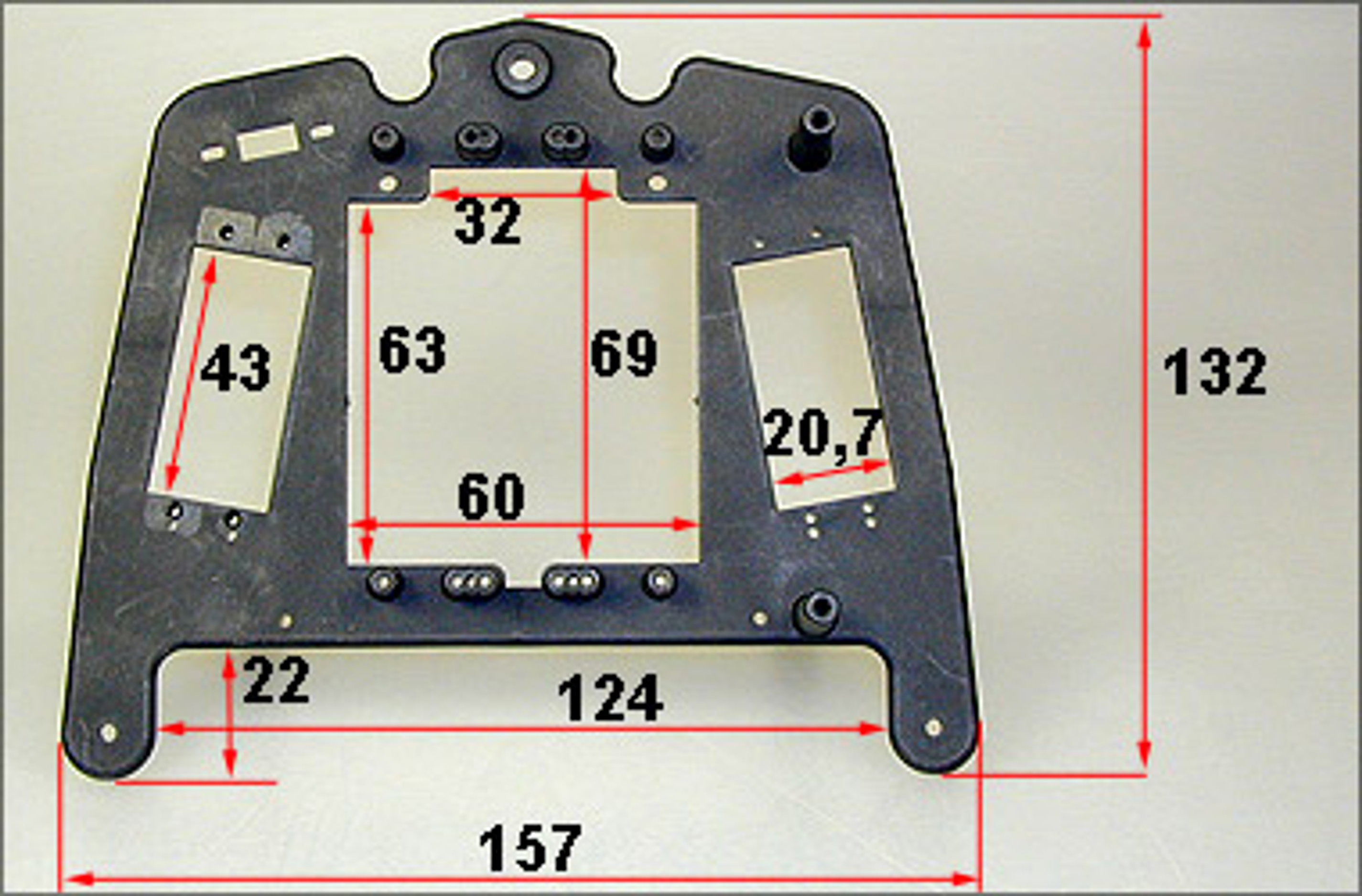 6118/01 FG RC-plate 04 for 1:6 models - 1pce.