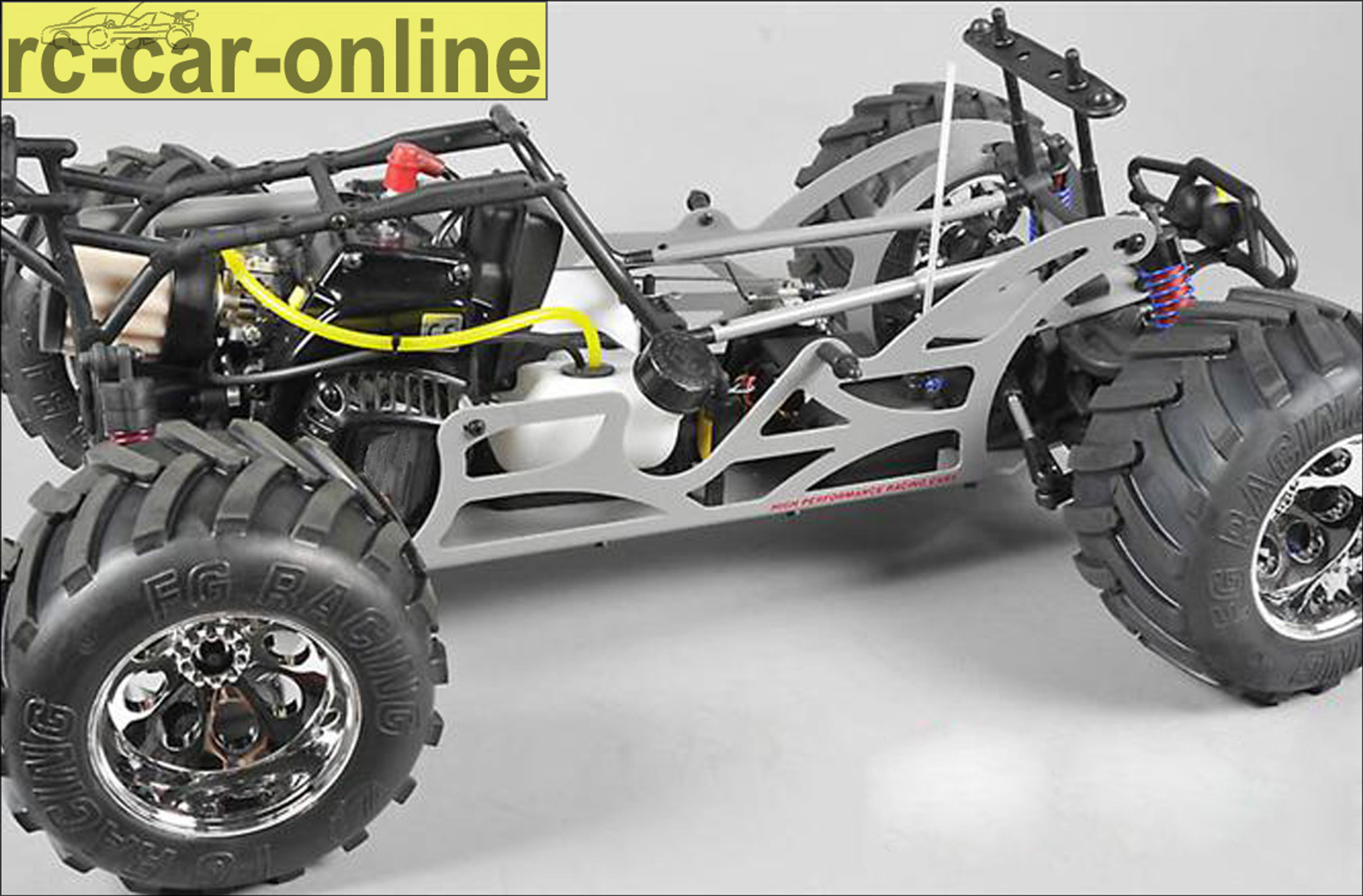 FG Monster Truck WB535 4WD with painted Body Shell White