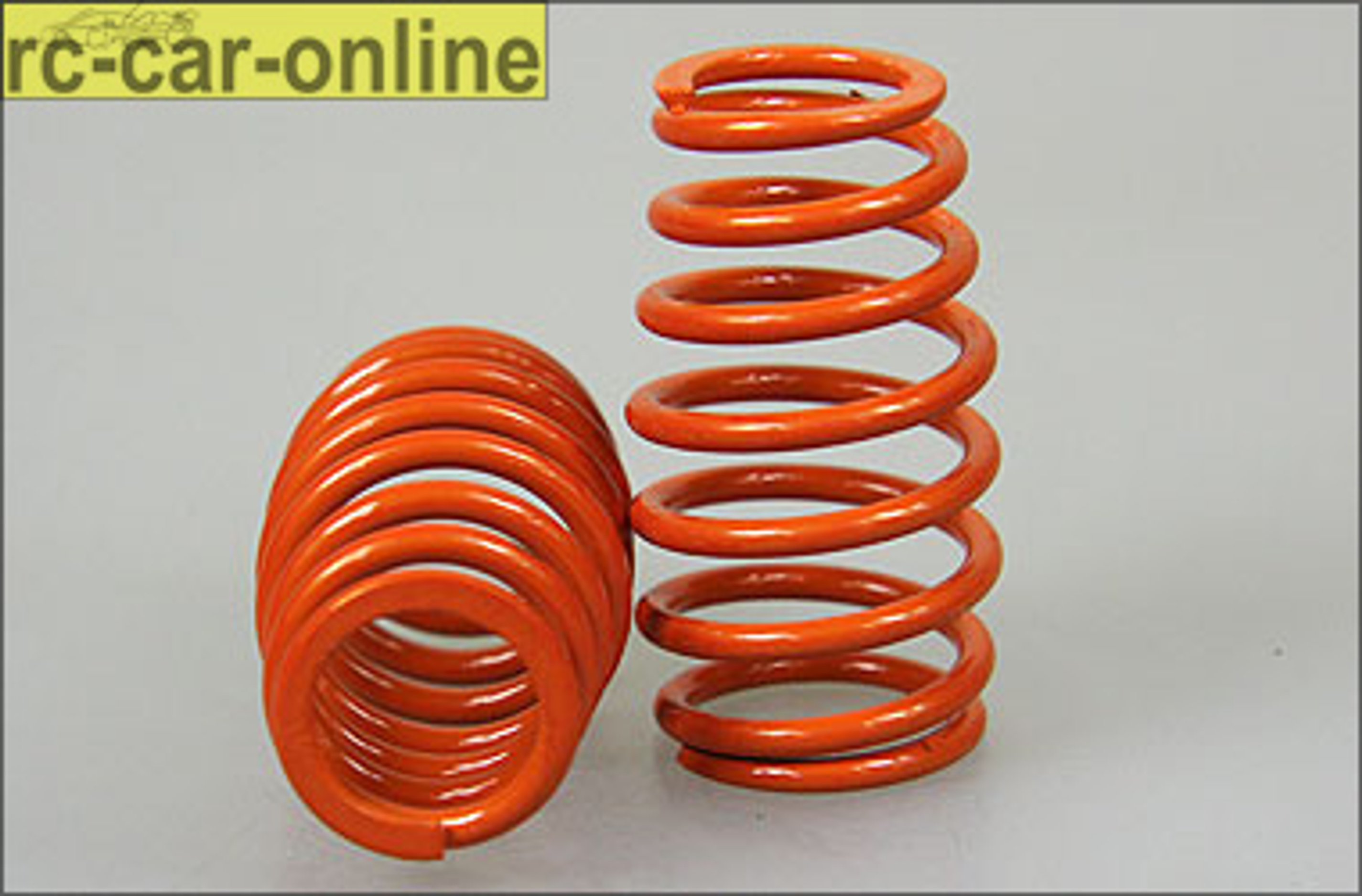 y0454 HT Cask shaped springs for Mecatech Klick-Shocks and Big Bore, orange 2,9 mm