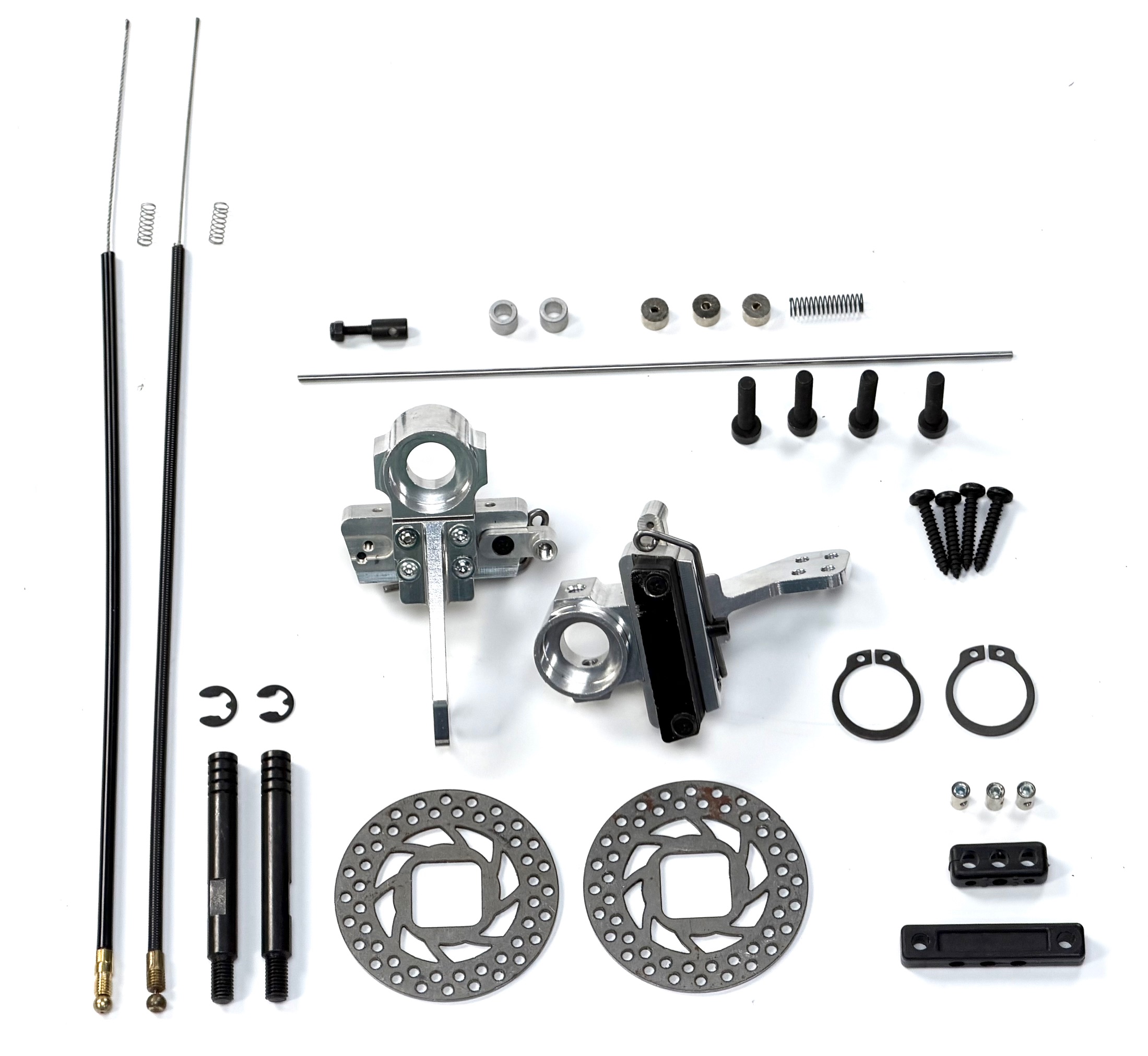 32581 Tuning Scheibenbremse vorne mit Alu-Achsschenkeln, Set.