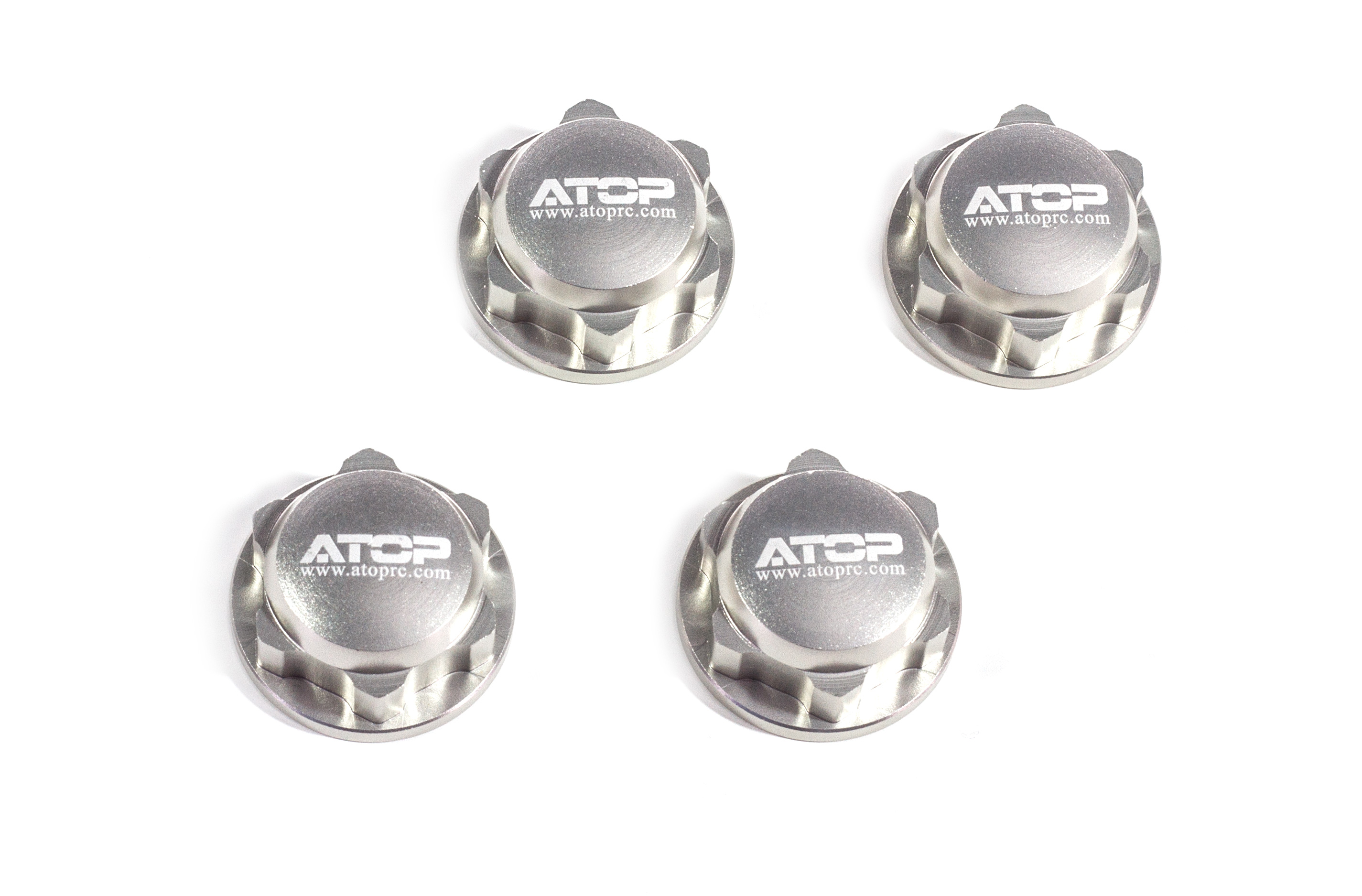 AT-5T004 ATOP Aluminum closed wheel nuts Losi 5ive-T/2.0/B, Mini, DBXL/2.0 and MTXL