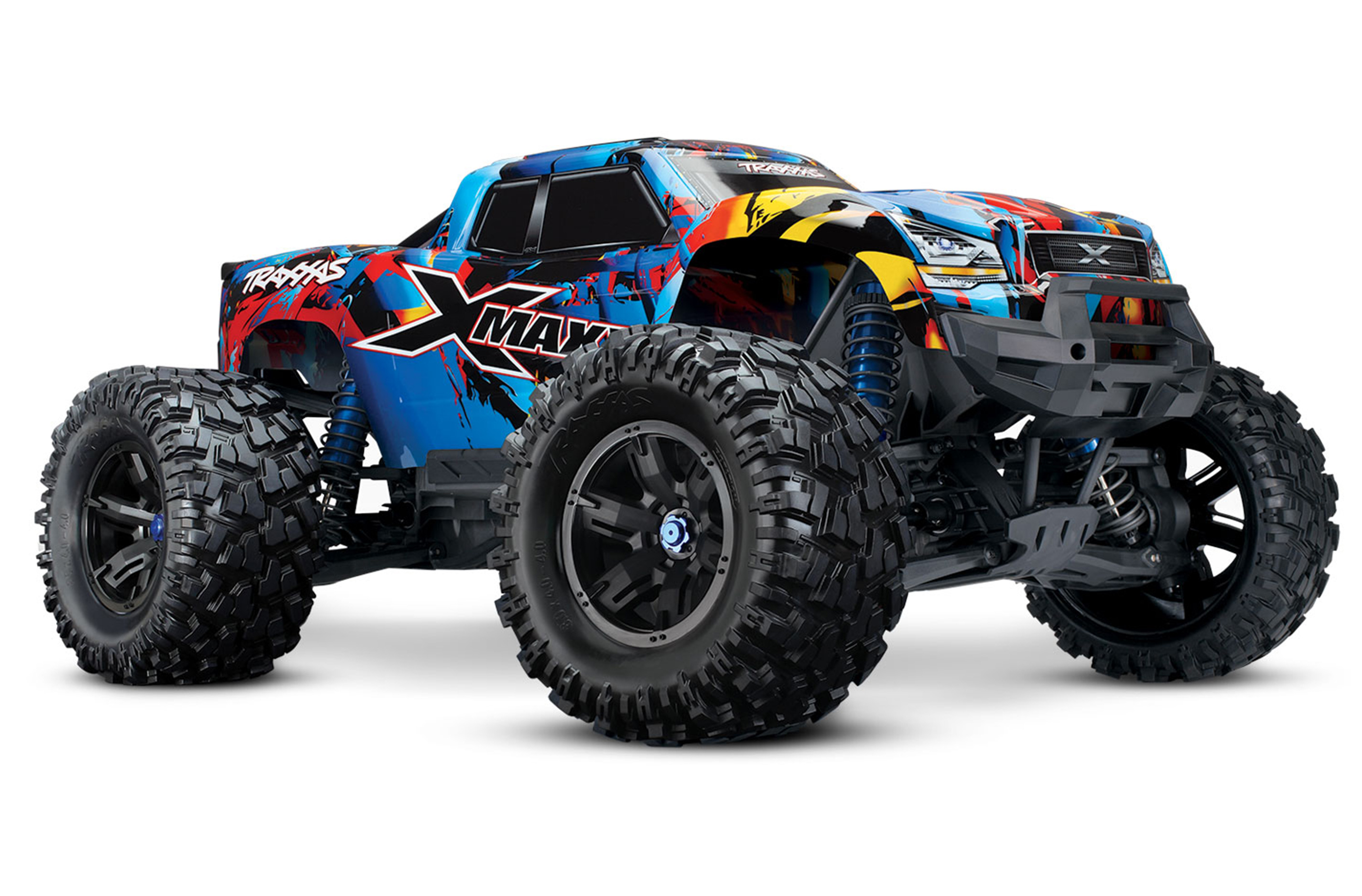 Traxxas X-MAXX 4x4 new 8S version RTR complete set with 2x 4S / 5000 mAh batteries + Dual charger 2x120W Rock n Roll