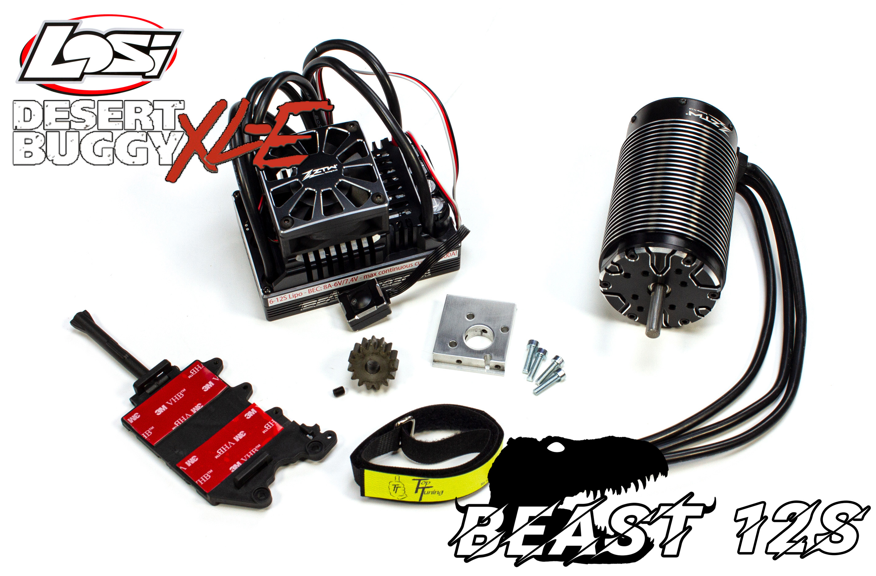 TT1025 Top Tuning BEAST Umbausatz für Losi Desert Buggy XL-E 2.0 / 12S TT1025 Top Tuning BEAST Umbausatz für Losi Desert Buggy XL-E 2.0 / 12S