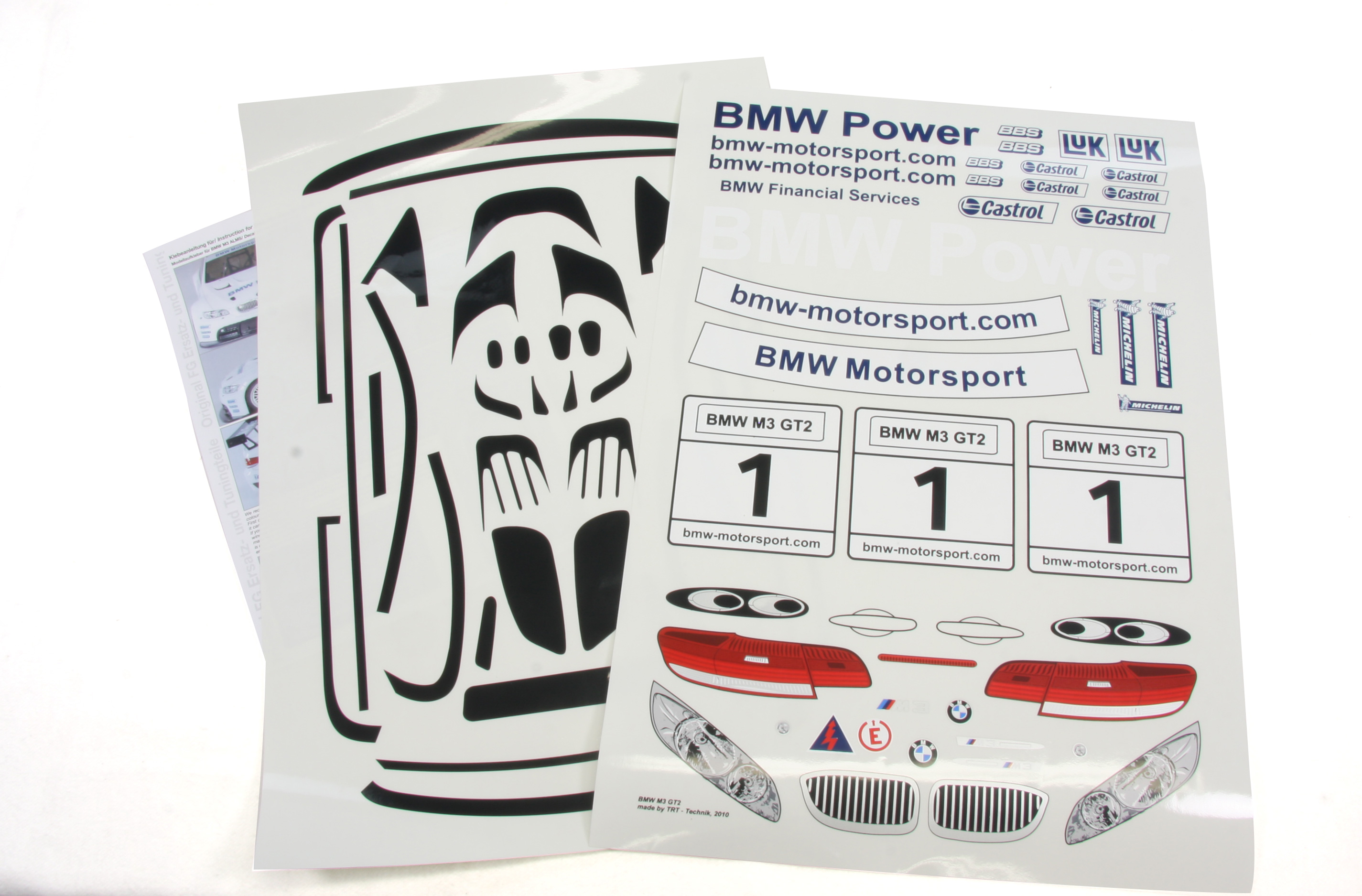8185/01 FG Fahrzeug-Dekorbogen für BMW M3 ALMS
