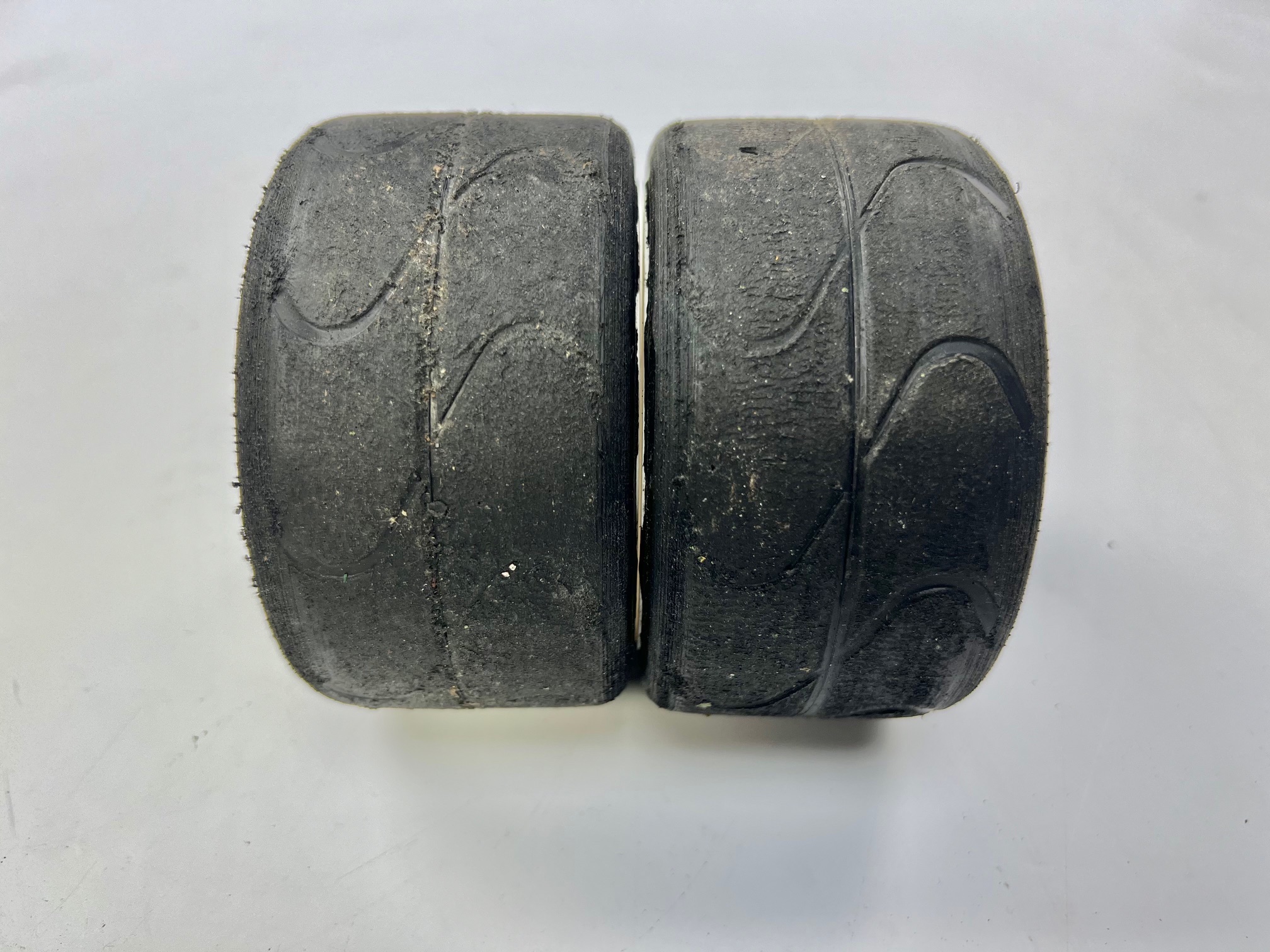 GRP A tyres on BBS rims with 18 mm square, used "7"