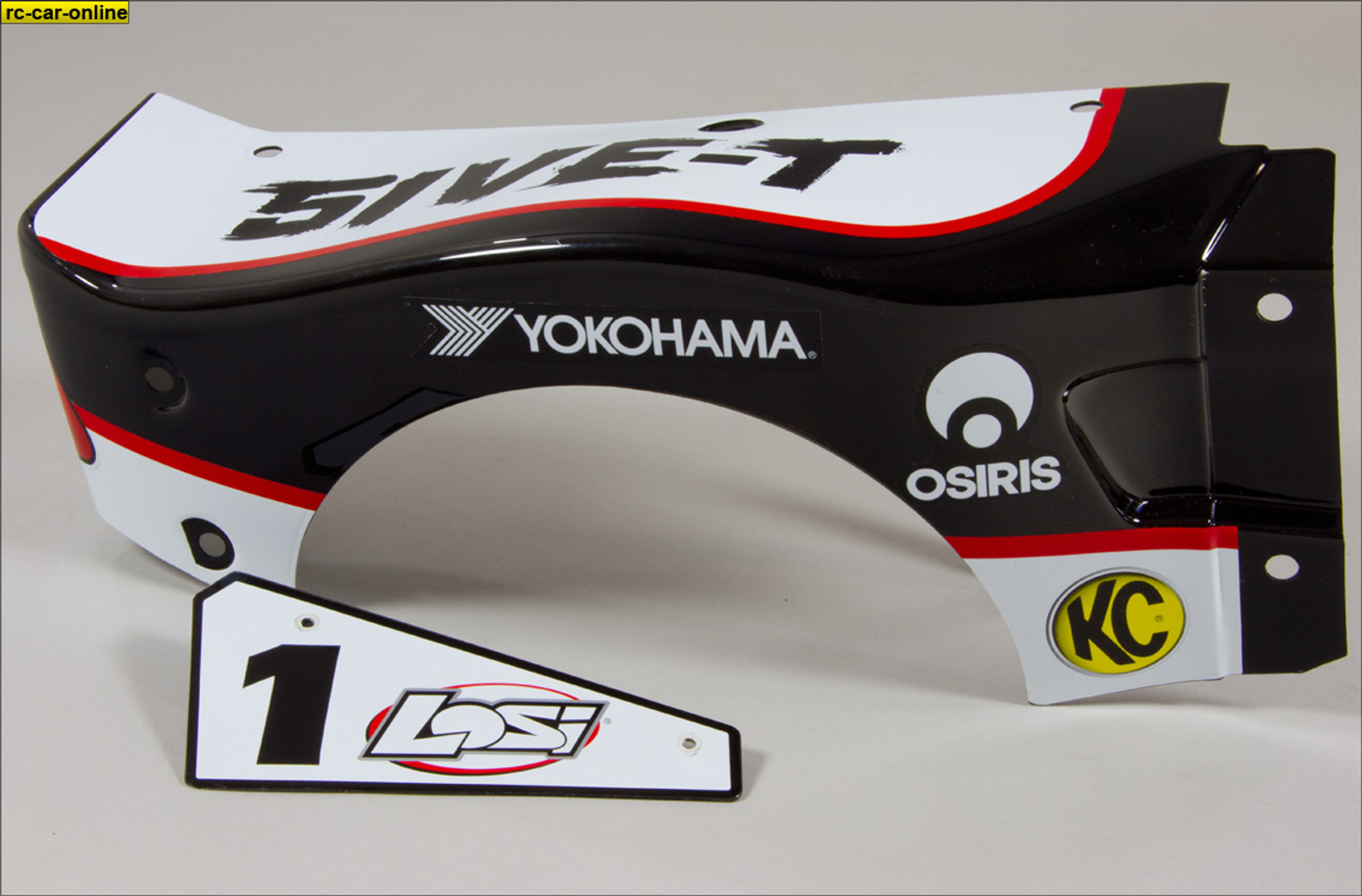 LOSB 8104/01 Body right Fender and Plate black 5T LOSB 8104/01 Body right Fender and Plate black 5T