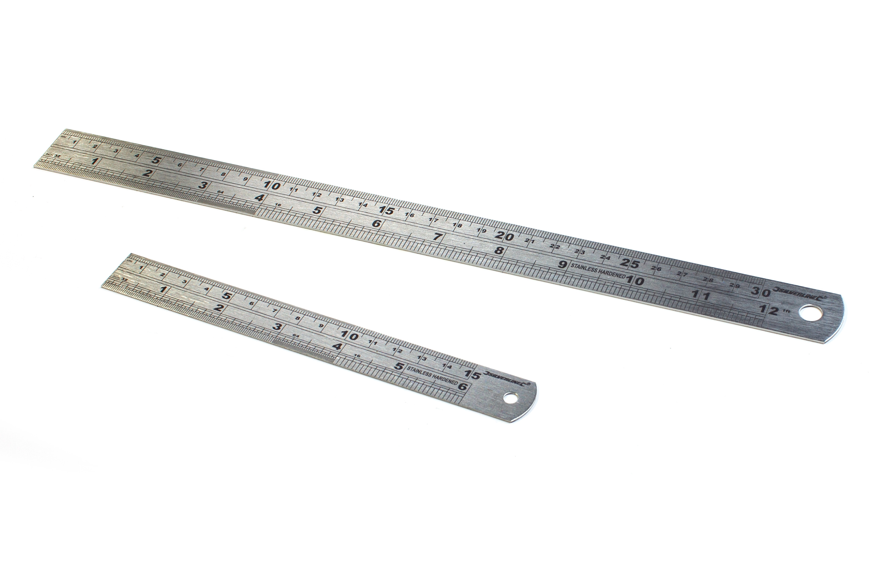 y1451 Steel machinist rulers 150 + 300 mm long