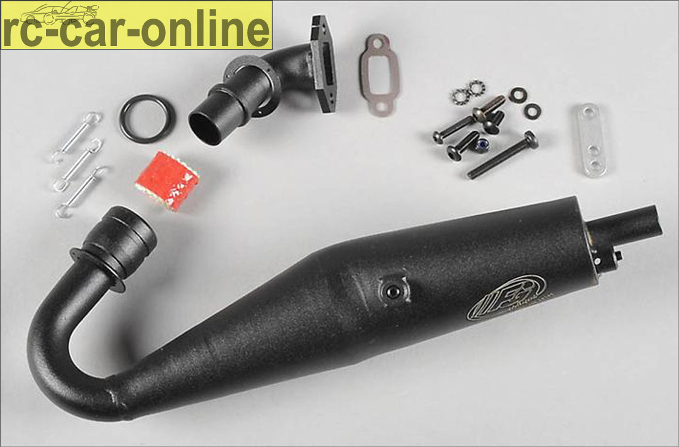 67298 FG Steel-Power Tuning pipe Leopard 2WD + 4WD Sportsline from 2010 version compl., set