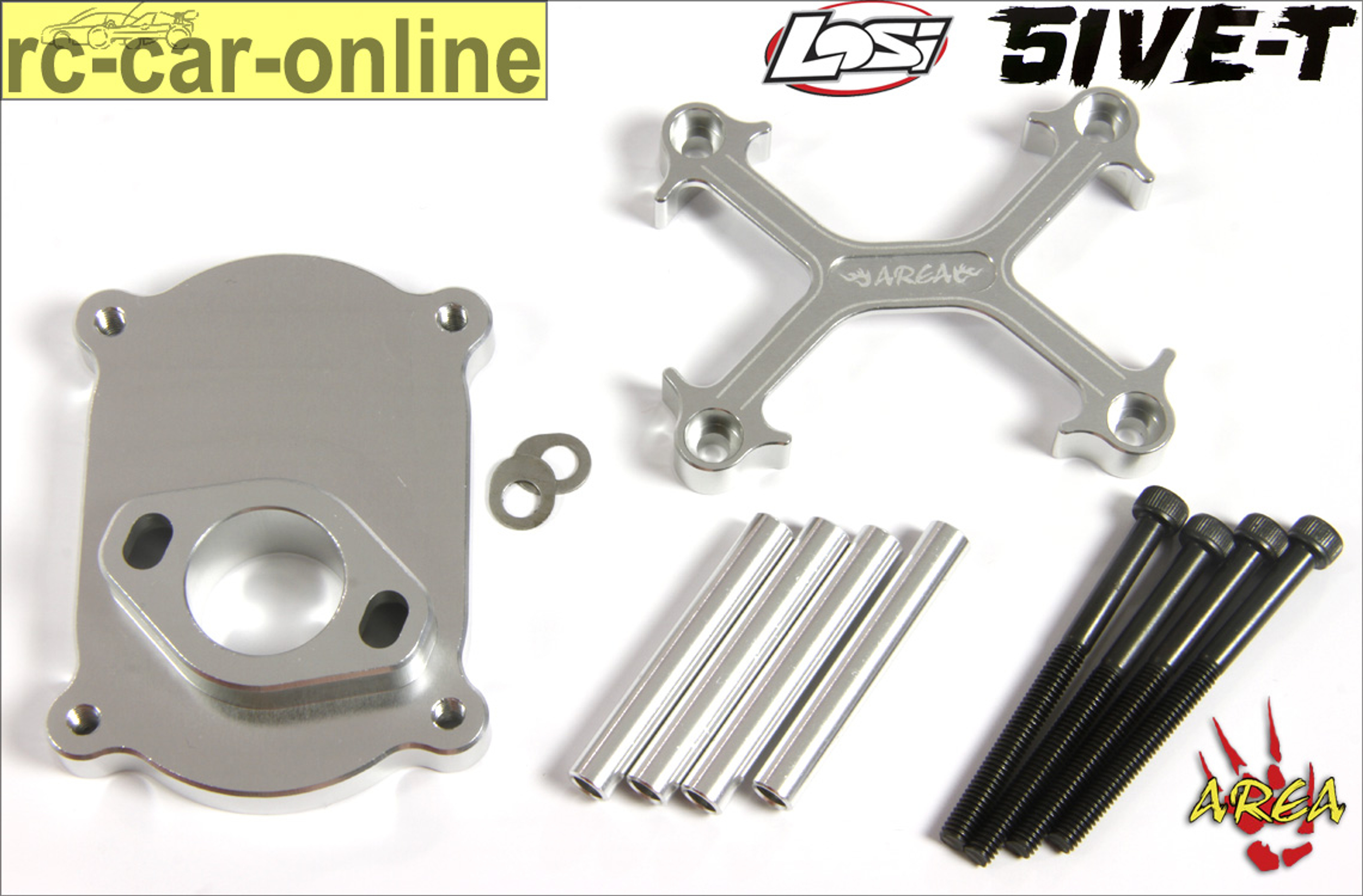 AREA-5T-028 Air filter system Losi 5ive-T and Mini, filter element not included