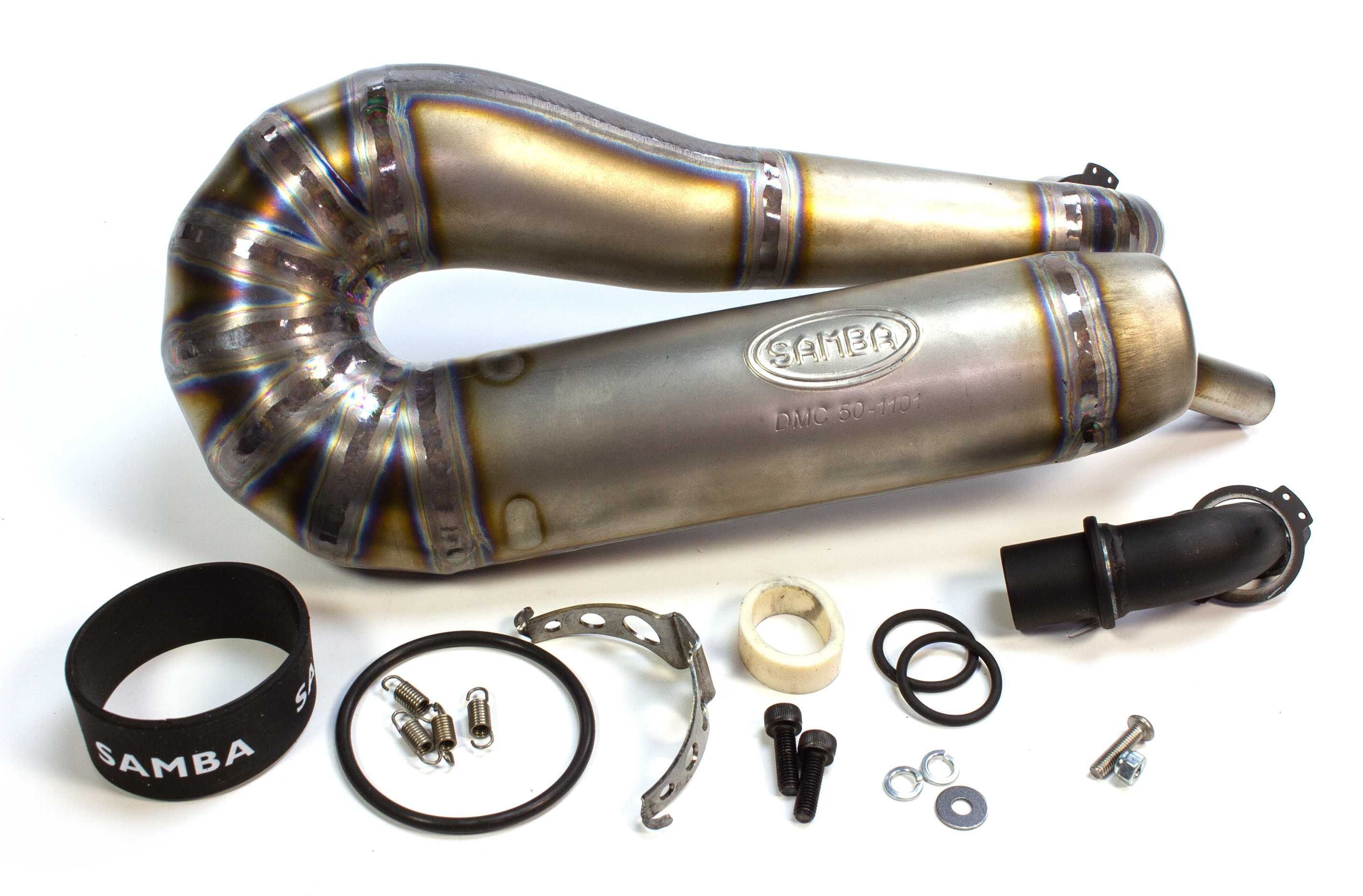 7303 Samba 7 Titan Racing tuned pipe system ESW DMC 50-1101 7303 Samba 7 Titan Racing tuned pipe system ESW DMC 50-1101