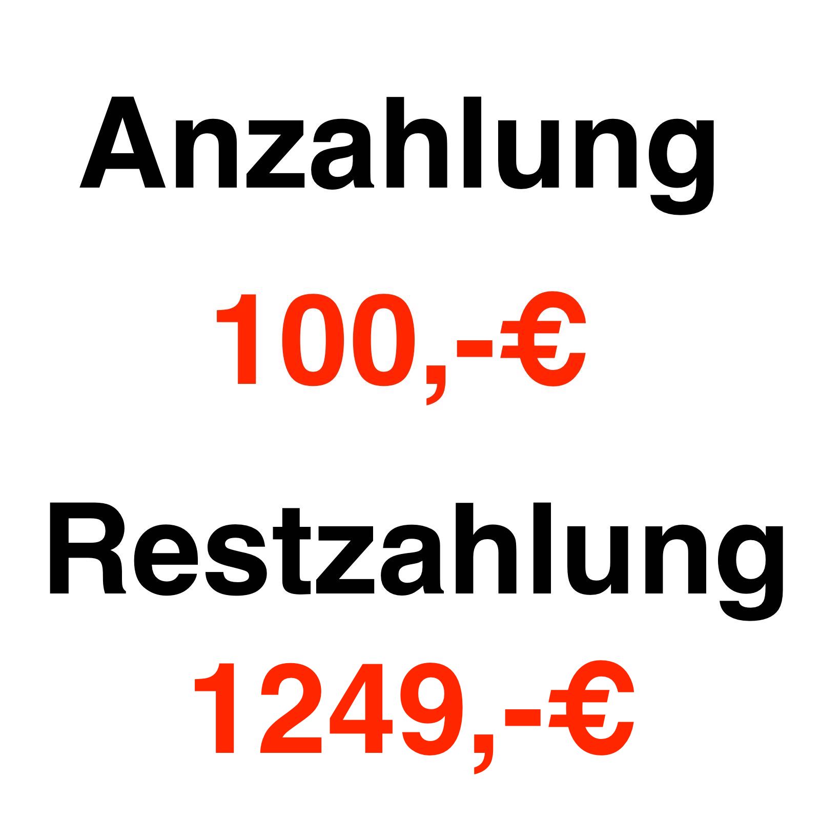 Anzahlung