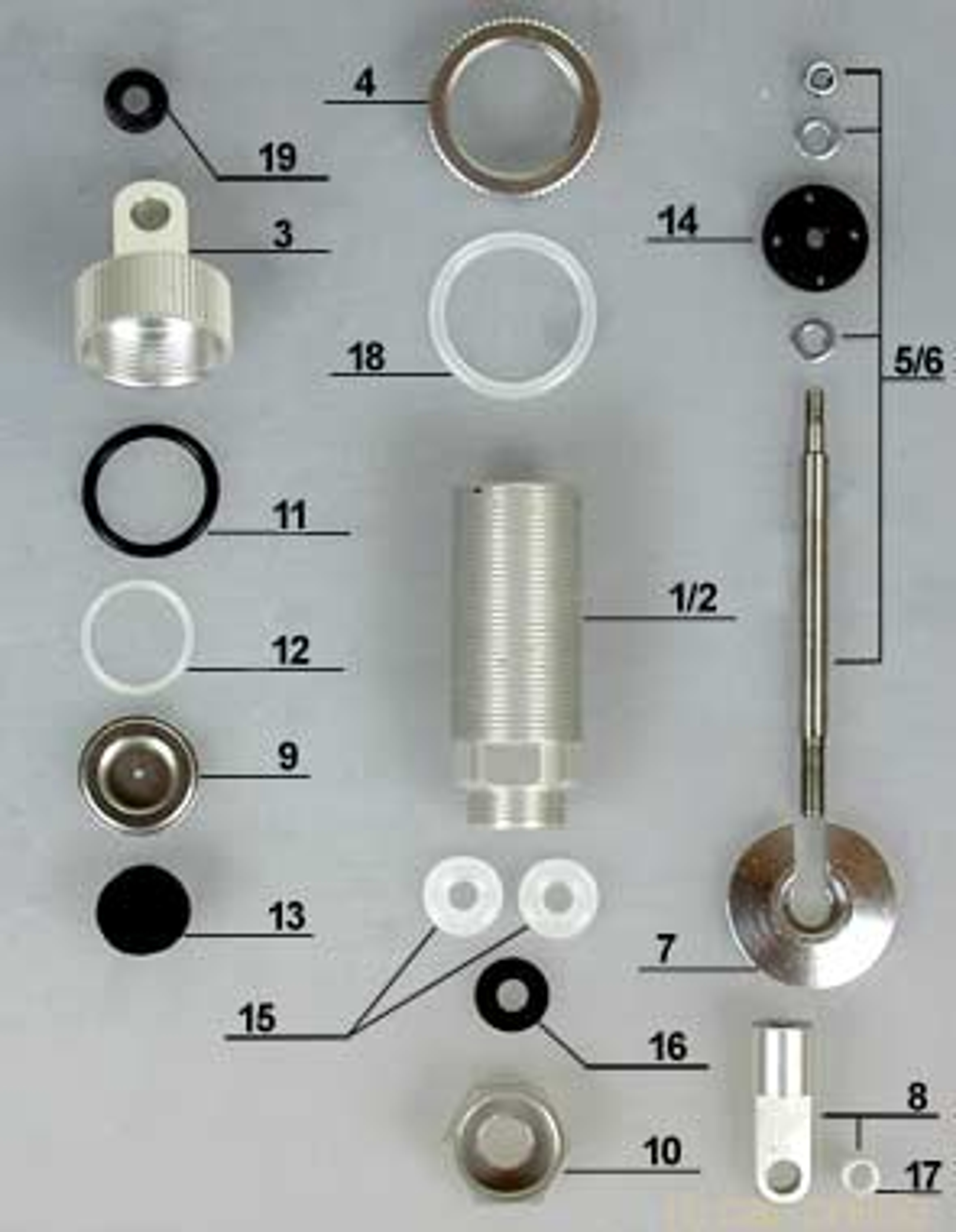 GPM Teil 02 SCS02  Dämpfergehäuse lang, 60 mm, 1 St. GPM Teil 02 SCS02  Dämpfergehäuse lang, 60 mm, 1 St.