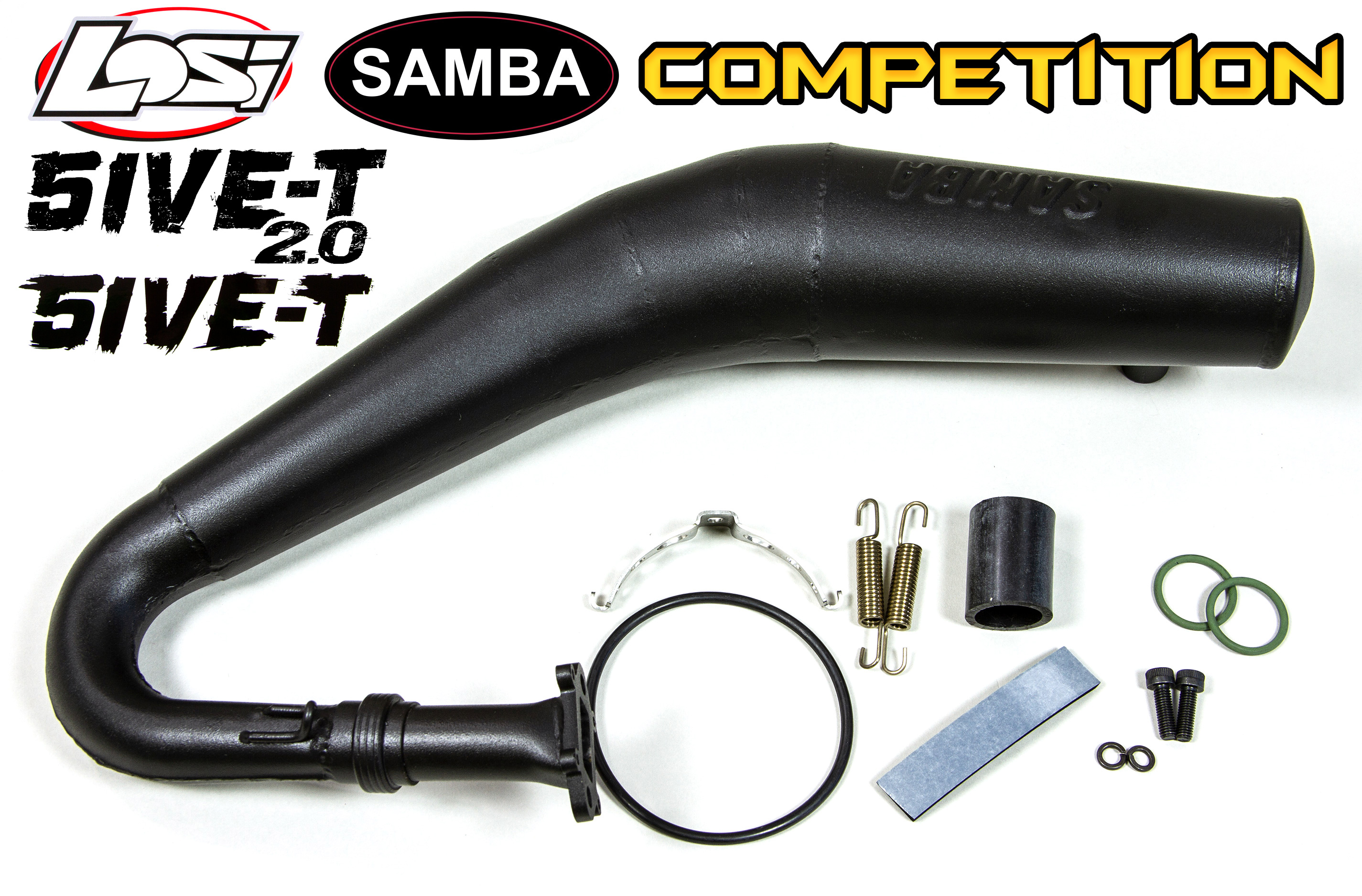 4820/32 Samba Competition  tuned pipe for Losi 5ive-T/ 2.0 until 32 cm³ 4820/32 Samba Competition  tuned pipe for Losi 5ive-T/ 2.0 until 32 cm³