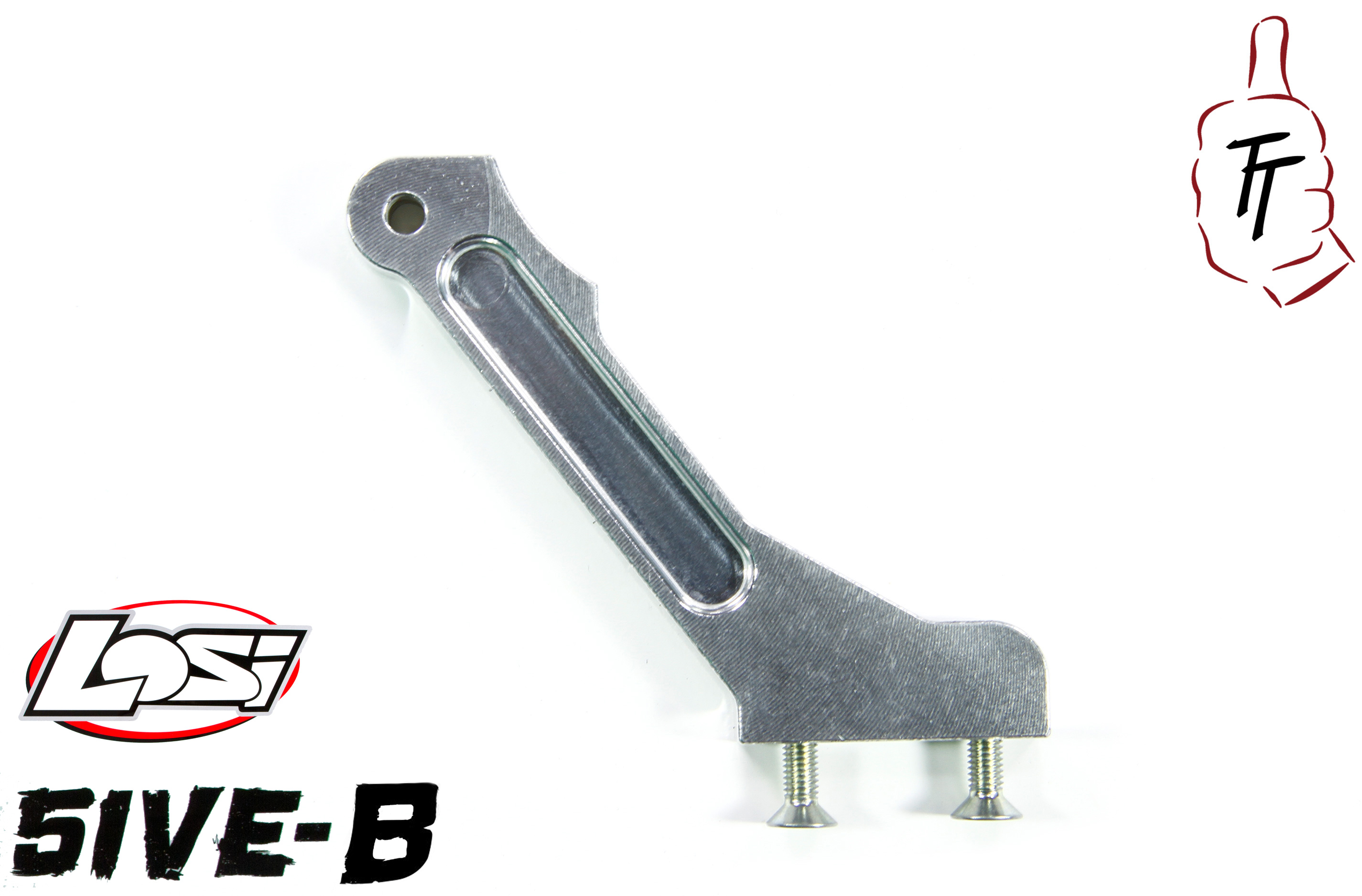 TT1003 Top Tuning hintere 7075 Alu-Chassisstrebe für TLR/Losi 5ive-B