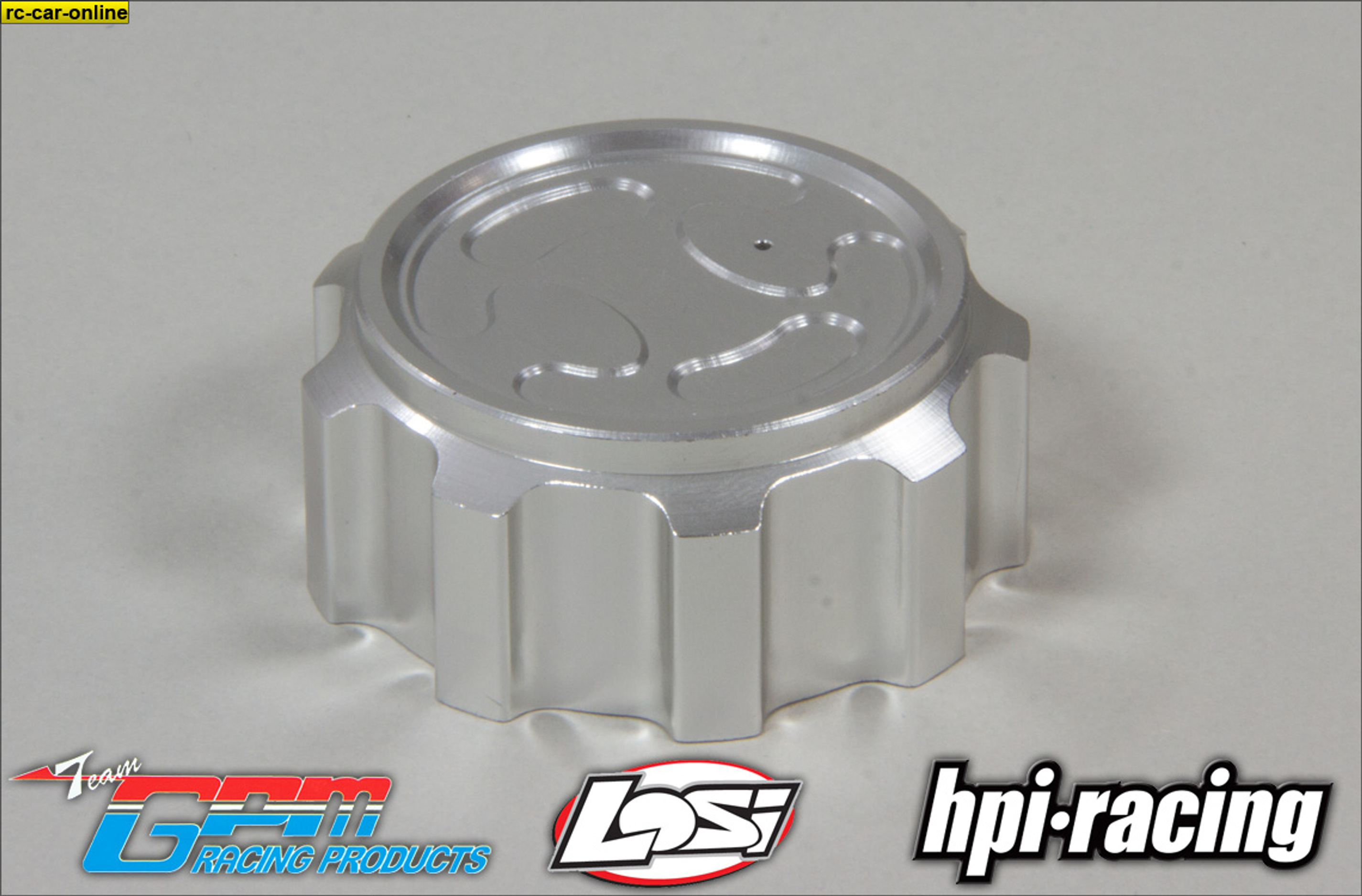 BJ088 GPM Aluminum fuel tank cap Losi 5ive-T/2.0, Mini and HPI Baja, Carson Wild GP Attack BJ088 GPM Aluminum fuel tank cap Losi 5ive-T/2.0, Mini and HPI Baja, Carson Wild GP Attack