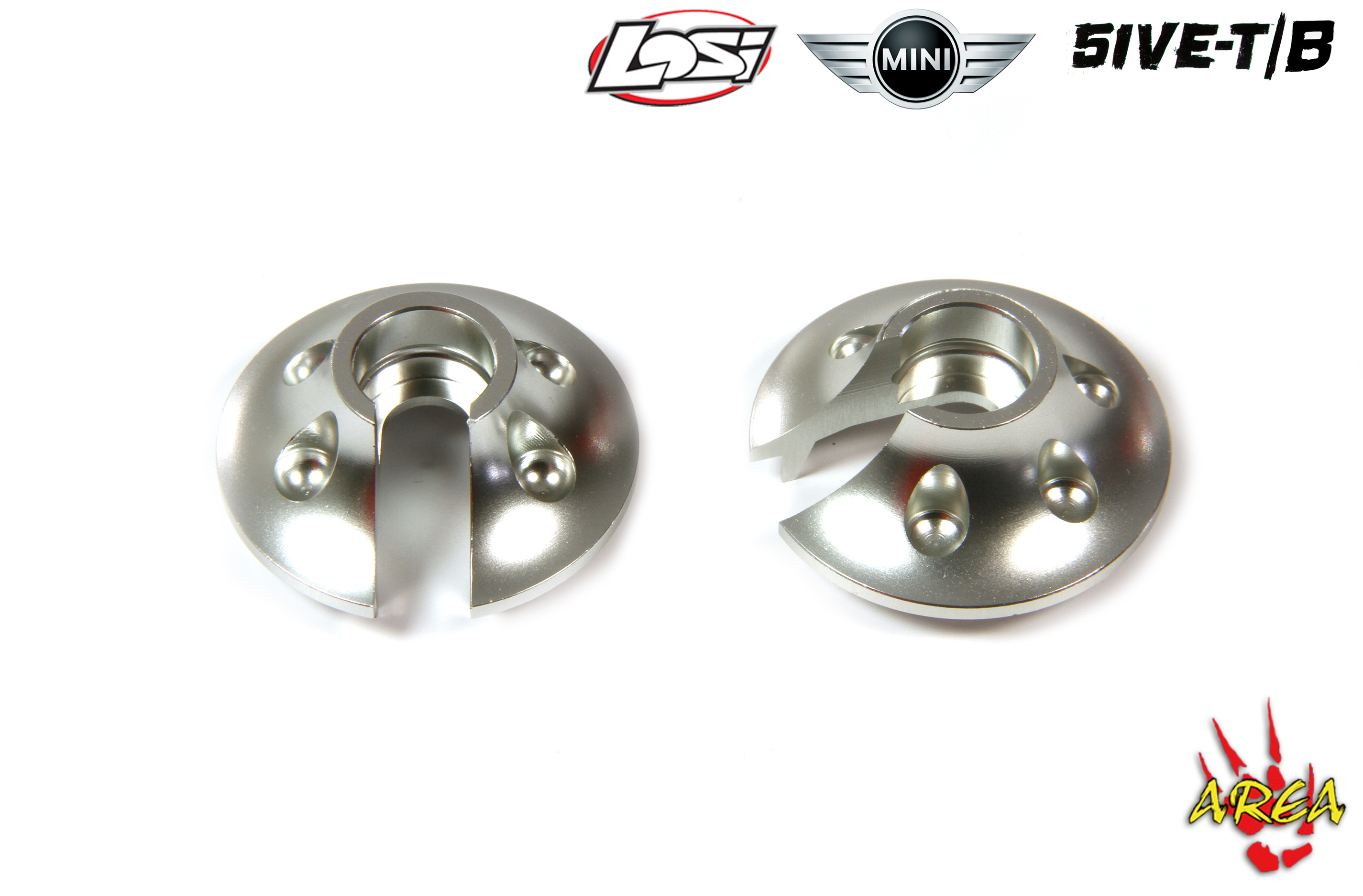 AREA-5T-018 Aluminum spring perches Losi 5ive-T/2.0/B and Mini AREA-5T-018 Aluminum spring perches Losi 5ive-T/2.0/B and Mini