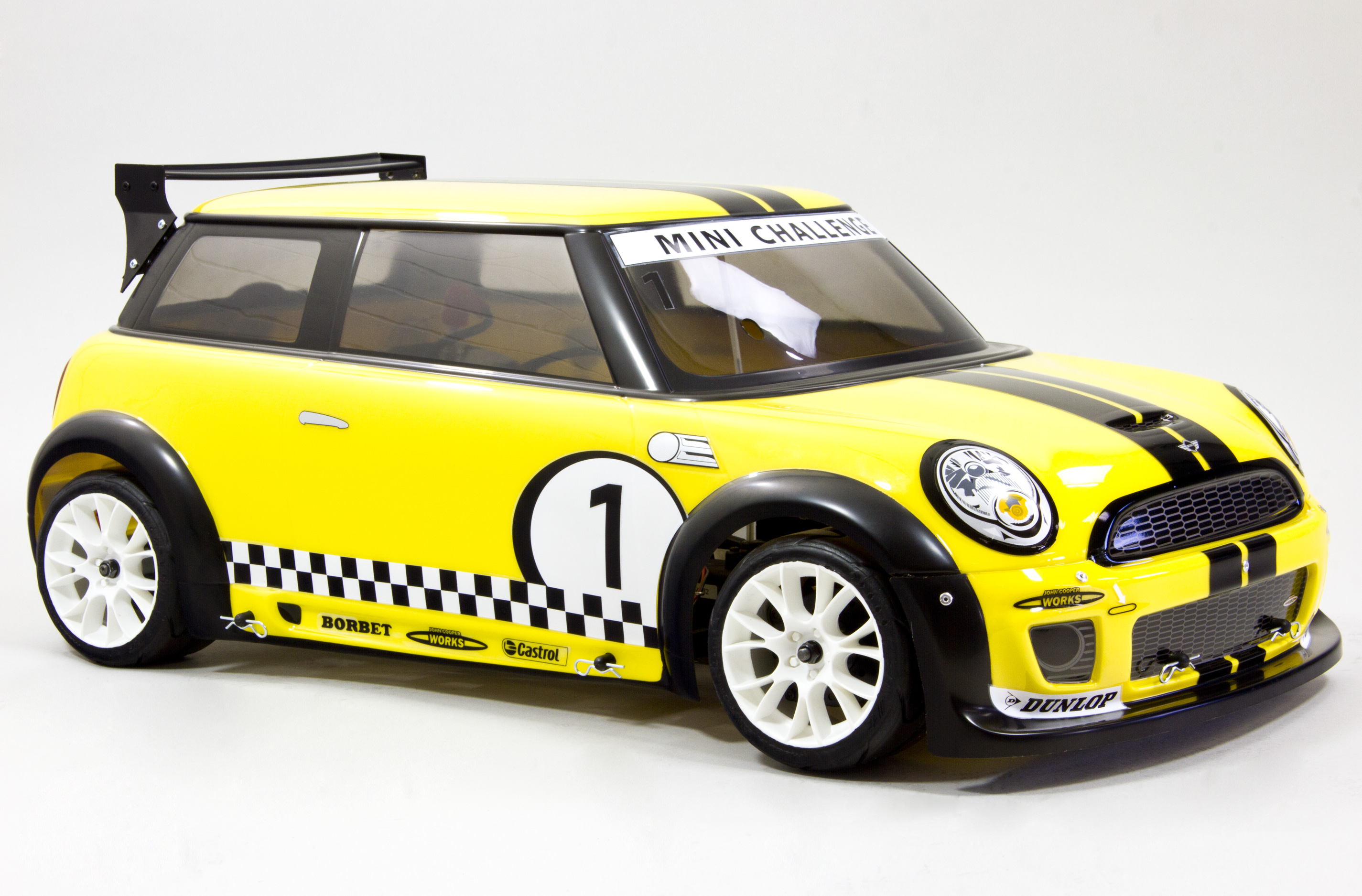 5178 FG Body set Mini Cooper, yellow painted 2 mm 5178 FG Body set Mini Cooper, yellow painted 2 mm