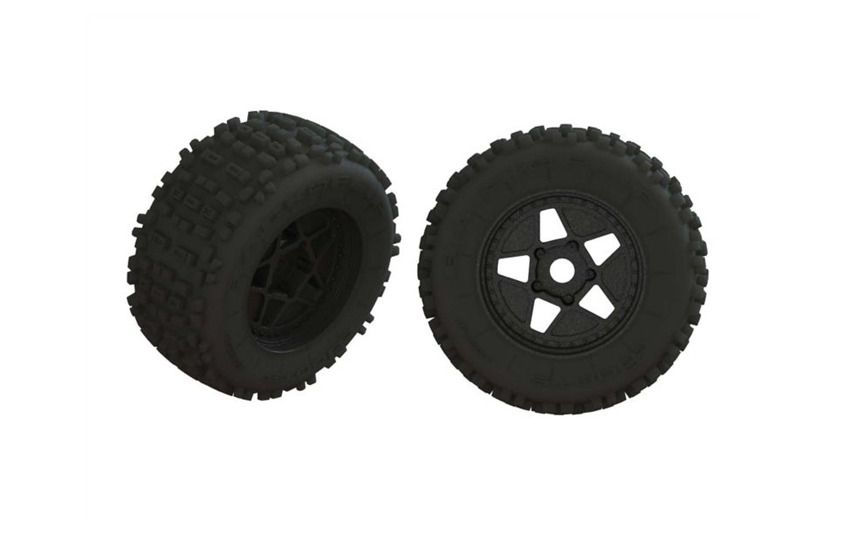 ARA550064 ARRMA dBoots BACKFLIP Tire Set Glued for Outcast 8S ARA550064 ARRMA dBoots BACKFLIP Tire Set Glued for Outcast 8S