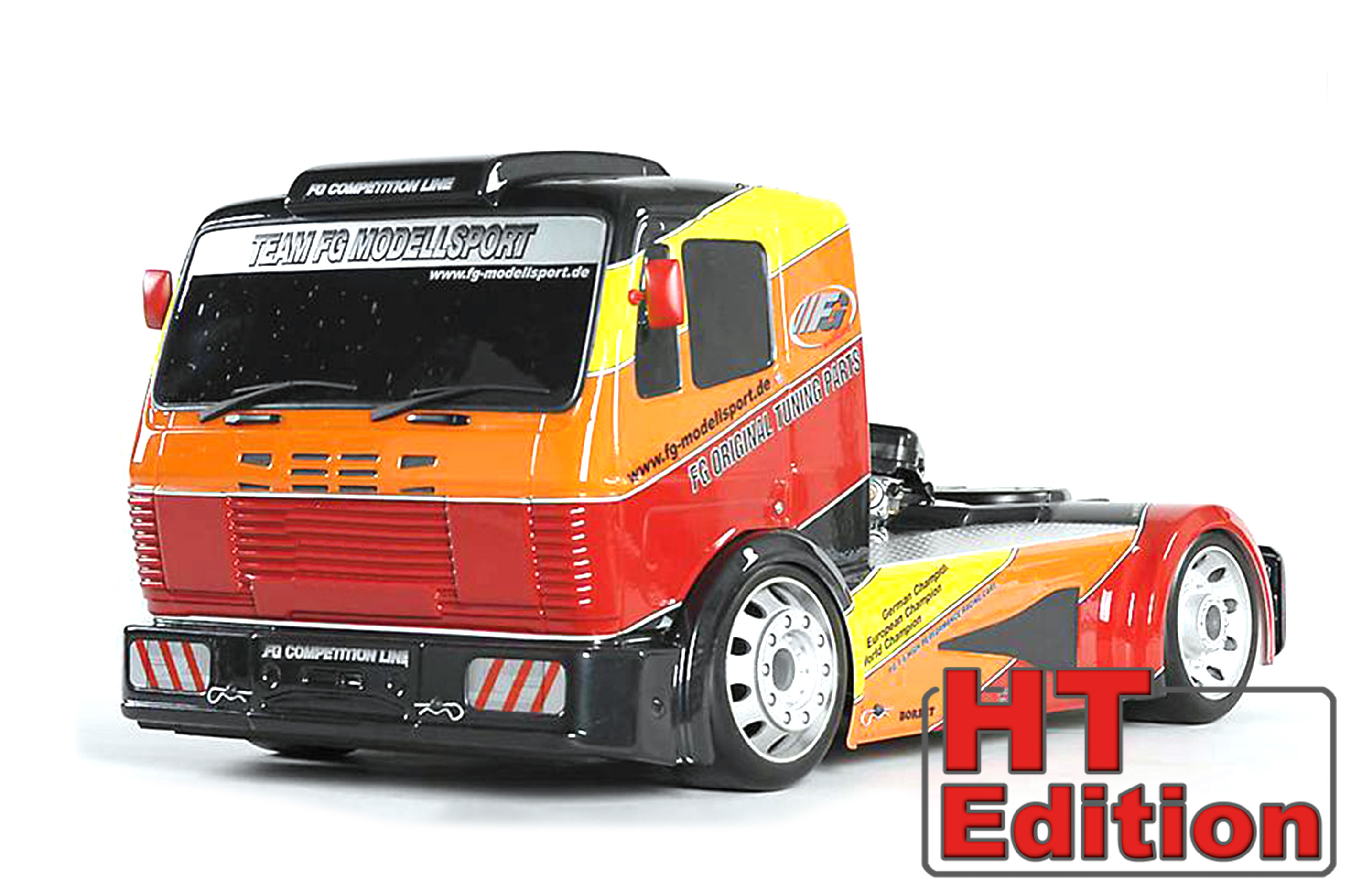 FG Sportsline Truck 4WD-530 mit FG Super Street Truck Karosserie glasklar HT-Edition FG Sportsline Truck 4WD-530 mit FG Super Street Truck Karosserie glasklar HT-Edition